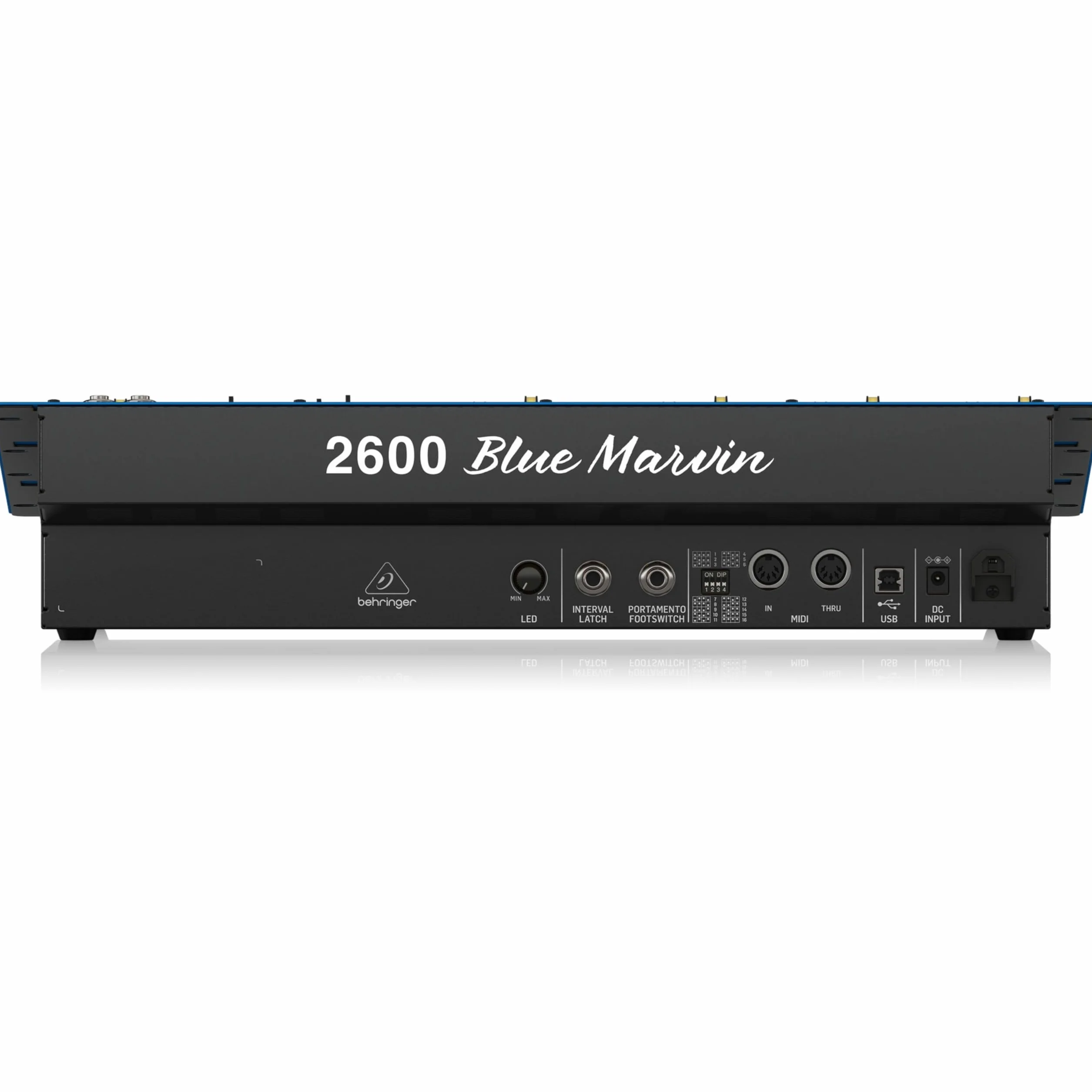 Behringer 2600 BLUE MARVIN Sintetizador Analógico Semimodular, Edición Especial, Con 3 VCO Y VCF Multimodo En Formato De Montaje De 8 Bastidores En U