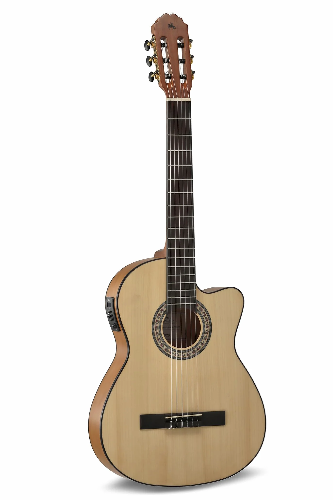 LUTHIER MANUEL RODRÍGUEZ Guitarra electroacústica Caballero Principio - Flamenco Cut - Tapa de abeto maciza - Fondo/aros de agathis - Preamp ETC-4 - CA-PM FE