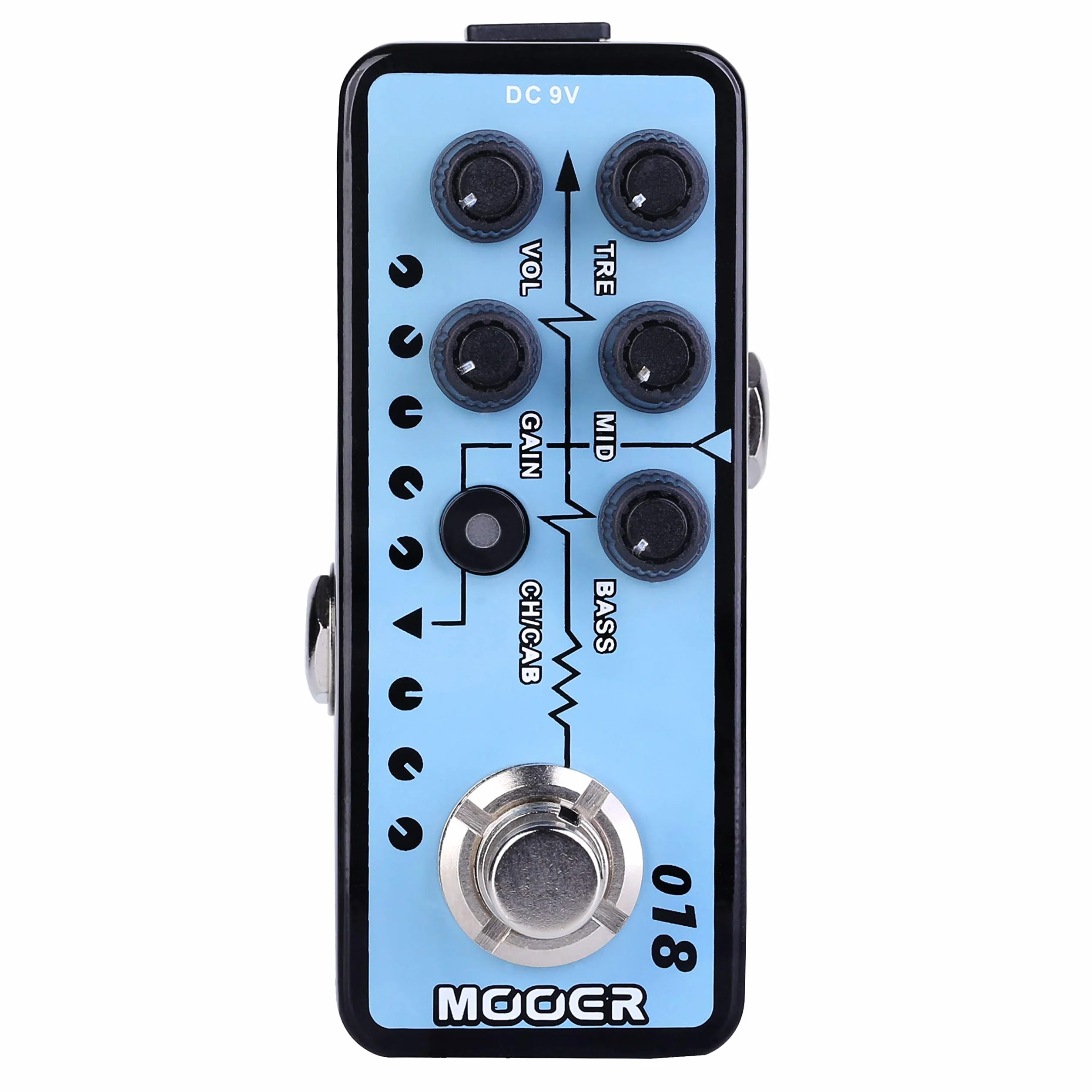 Mooer Micro Preamplificador 18 Custom 100