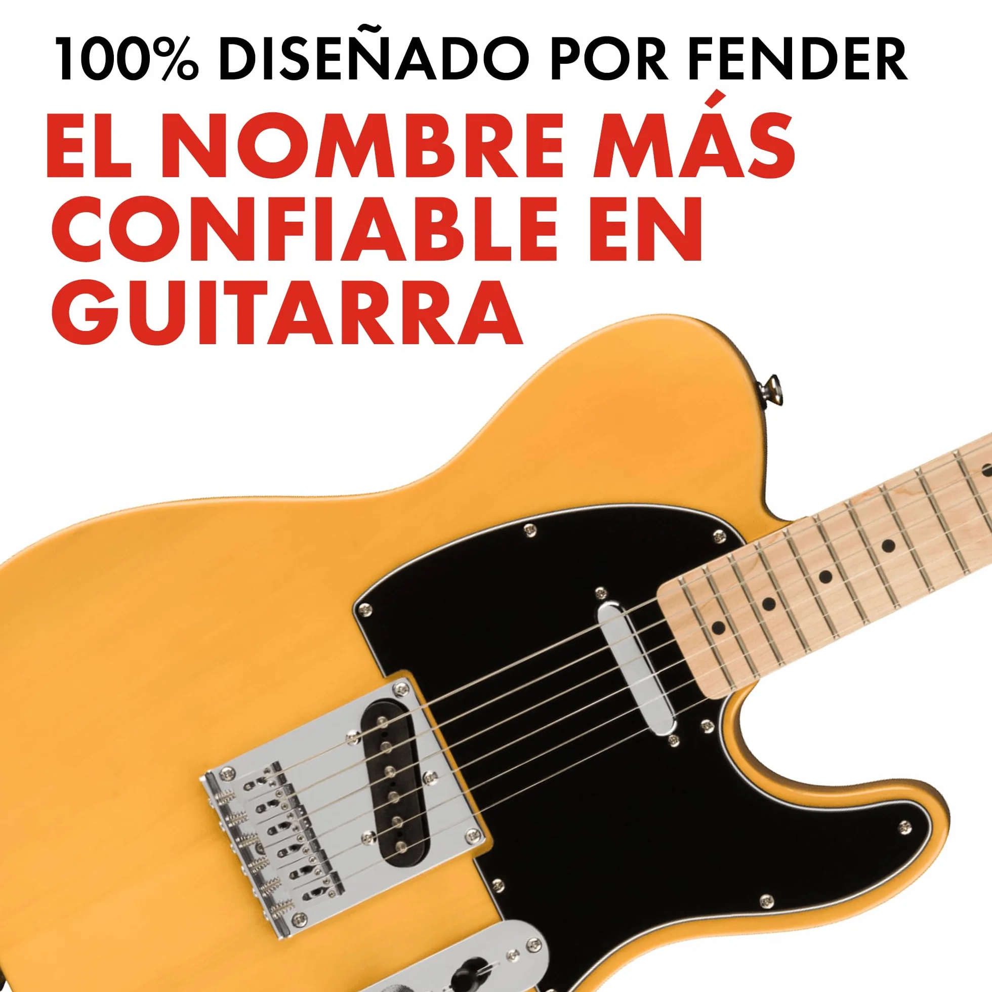Squier by Fender Affinity Series Telecaster, Electric Guitar, Maple fingerboard, Butterscotch Blonde
