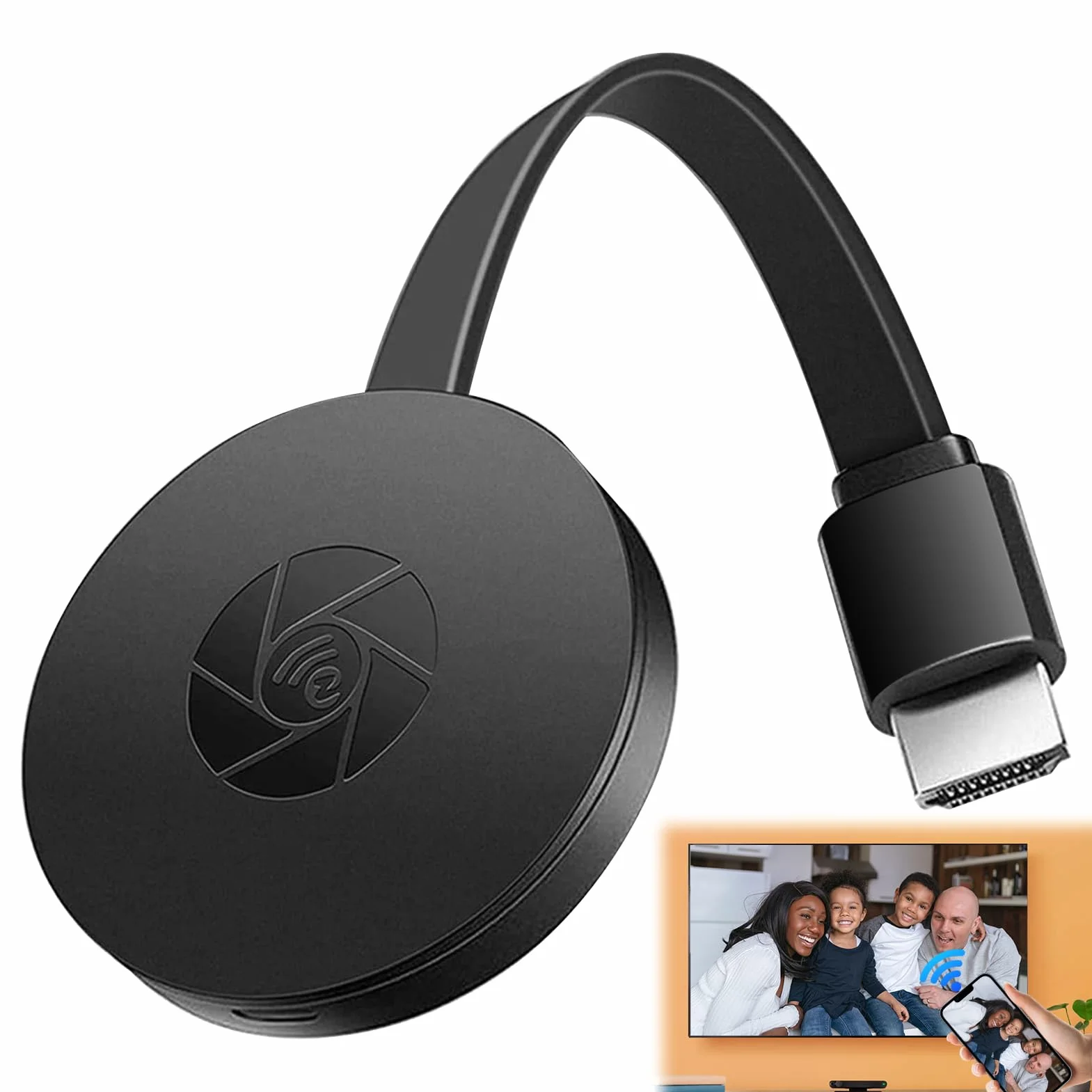 Google Chromecast, dongle HDMI inalámbrico 1080P, Miracast, compatible con DLNA AirPlay AirMirror