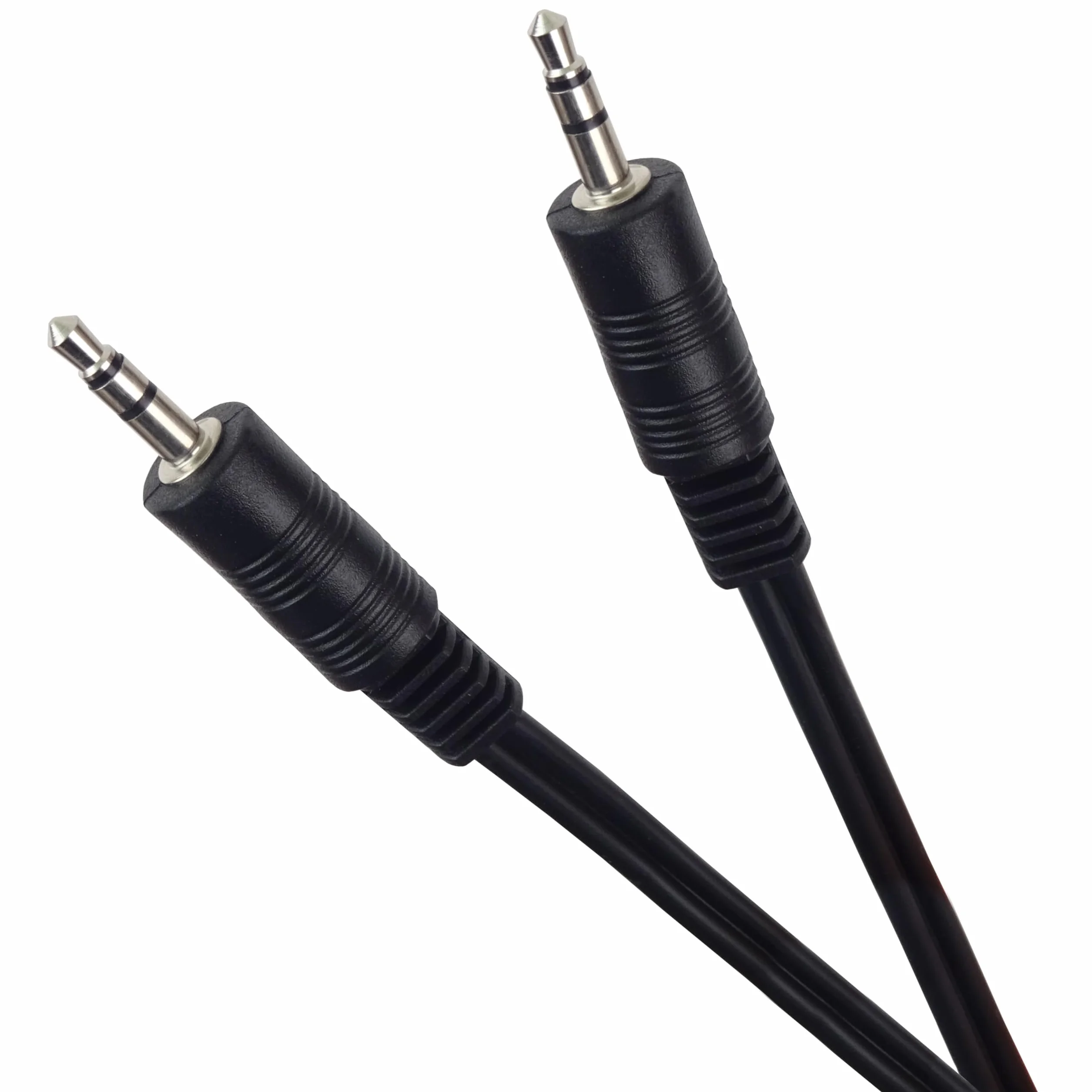 PremiumCord Cable Jack 3m, Jack Plug 3.5mm, Macho a Macho, Cable de Conexión de Audio Para Auriculares Aux, Para TV Celulares MP3 HiFi, Blindado, Color Negro