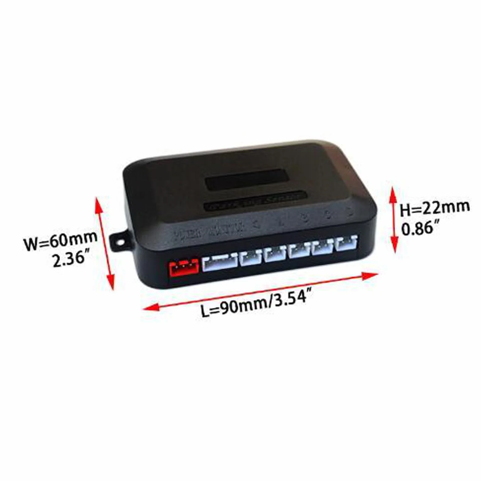 KSTE Sensores de Estacionamento, Aparcamiento Sensor de Marcha Atrás del Kit del Radar del Indicador de Aviso de Sonido de la Sonda del Sistema 12V
