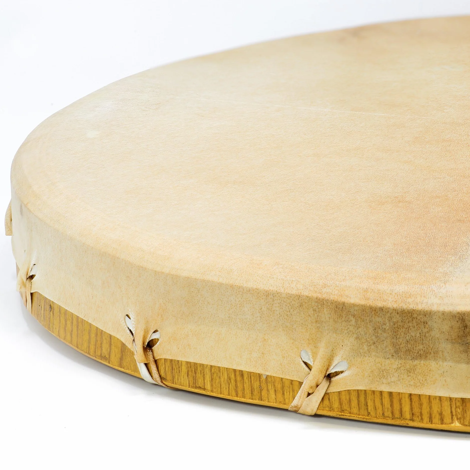 Tambor de chamán (40 cm de diámetro tambor de marco redondo piel de cabra Shaman Drum incluye mazo