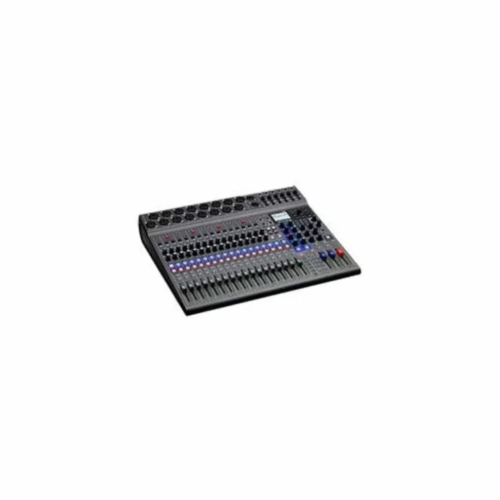 Zoom LiveTrak L-20 - Mixer digital & grabador multipista, 20 entradas/22 canales de grabación en SD, interface de audio 22-in/4-out, 6 salidas personalizables, wireless iOS control