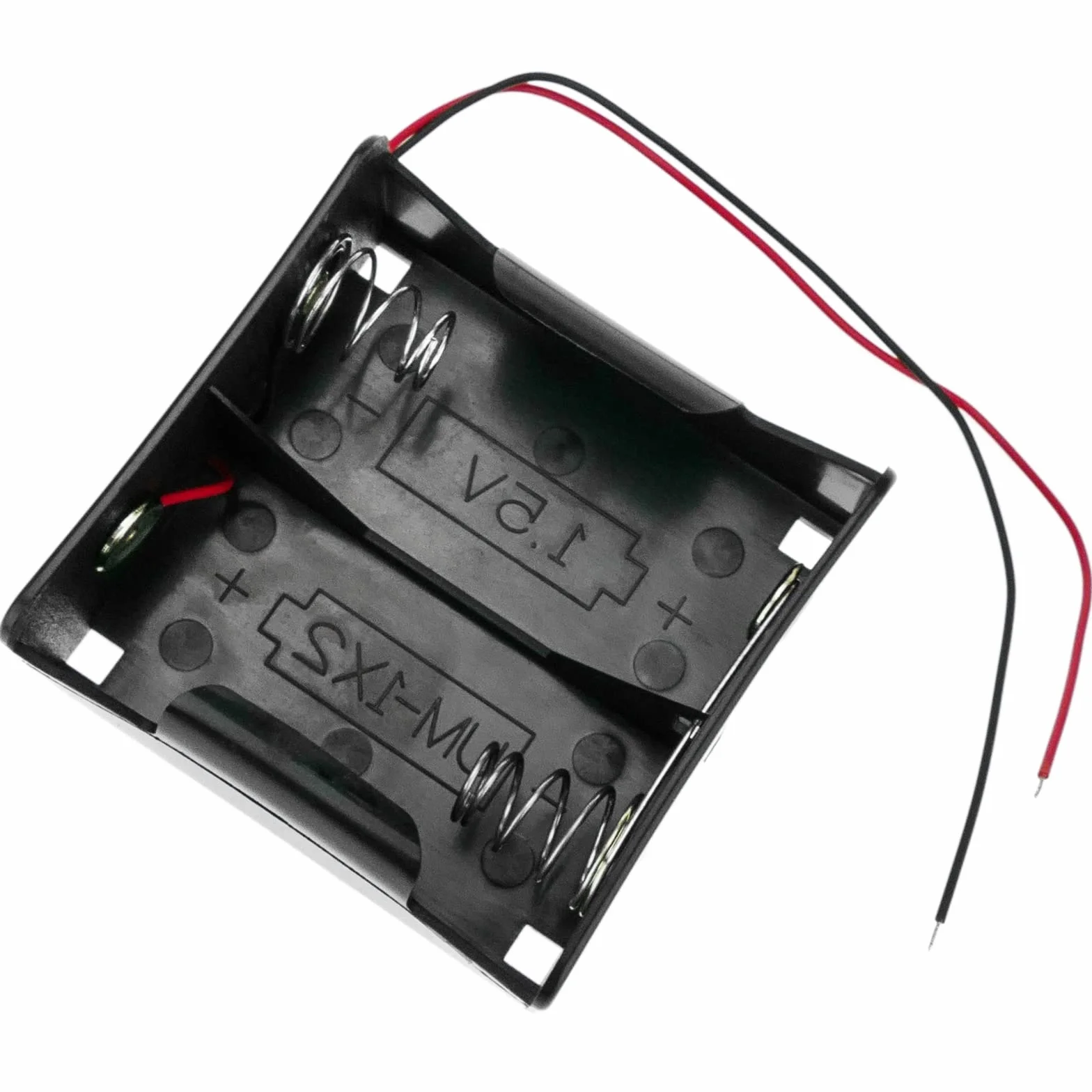 Portapilas en Serie para Dos Pilas D LR20 R20 de 1.5V
