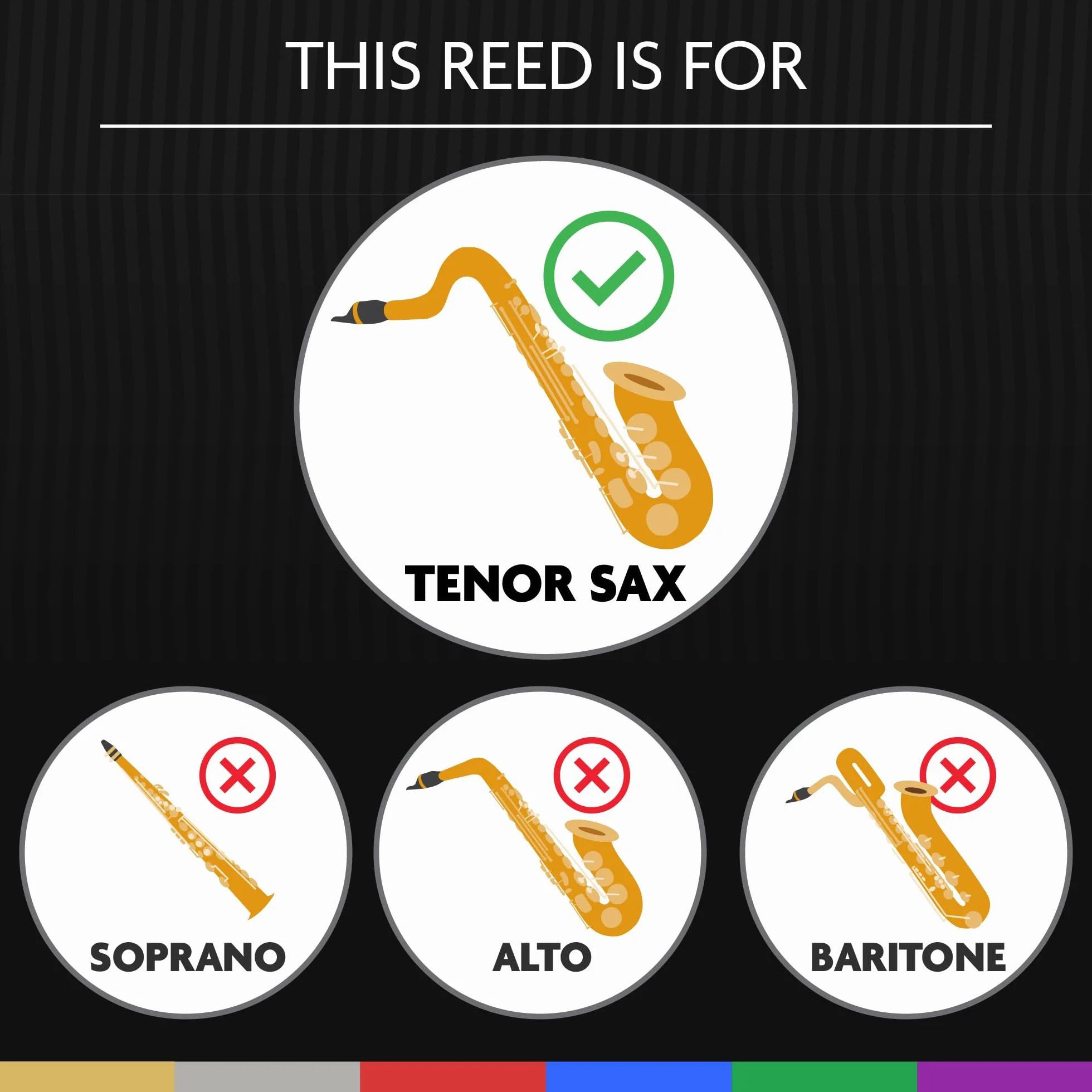 Légère Reeds - Tenor Saxófono Reed, Signature, Dureza 3.50 (TSG3.50) - Cañas Sintéticas Premium para Viento-Madera