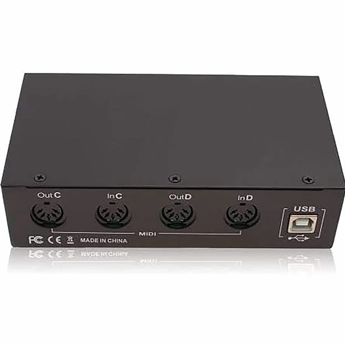 Instrumentos Musicales Midi Caja Interfaz USB Midi Fusionada TravéS de la Caja 64 Canales Midi