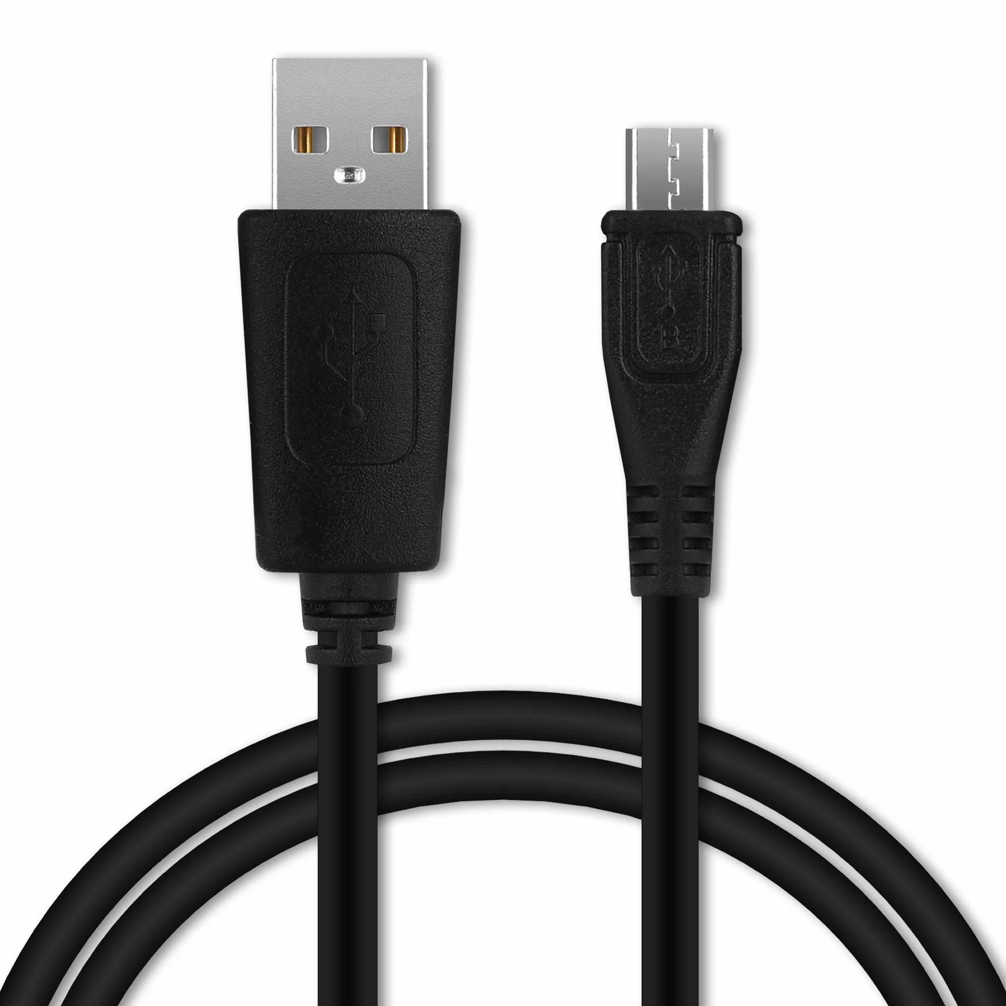 CELLONIC Cable de datos USB 2.0 para reproductor MP3 1m negro compatible con SanDisk Clip Sport Plus/Sansa Clip Plus, ZIP, JAM Cable Carga 1A Micro USB a USB A