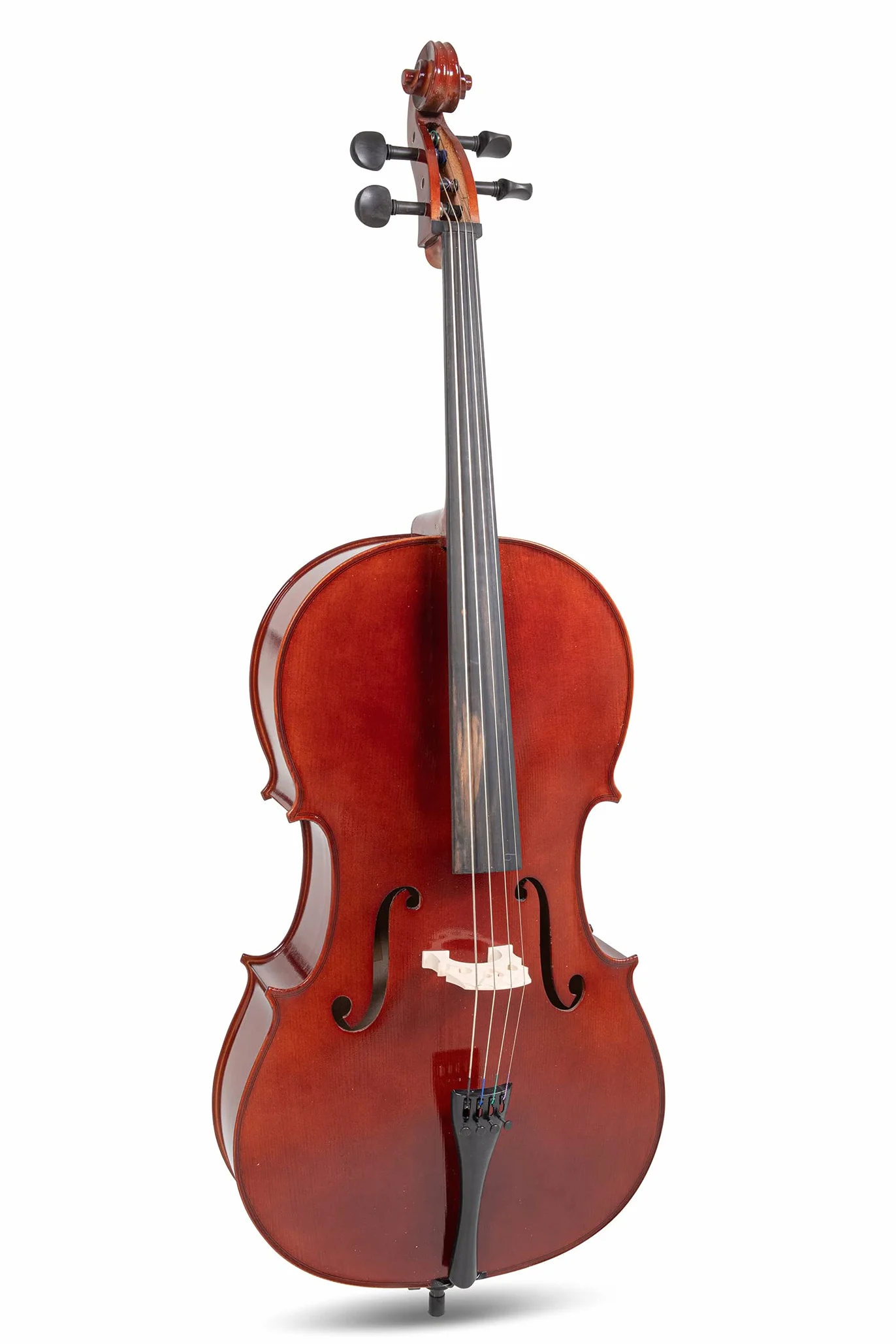 PURE GEWA HW Set de madera dura - Violonchelo 4/4, Set listo para tocar, incl. funda para violonchelo, arco, colofonia, afinador fino, espiga