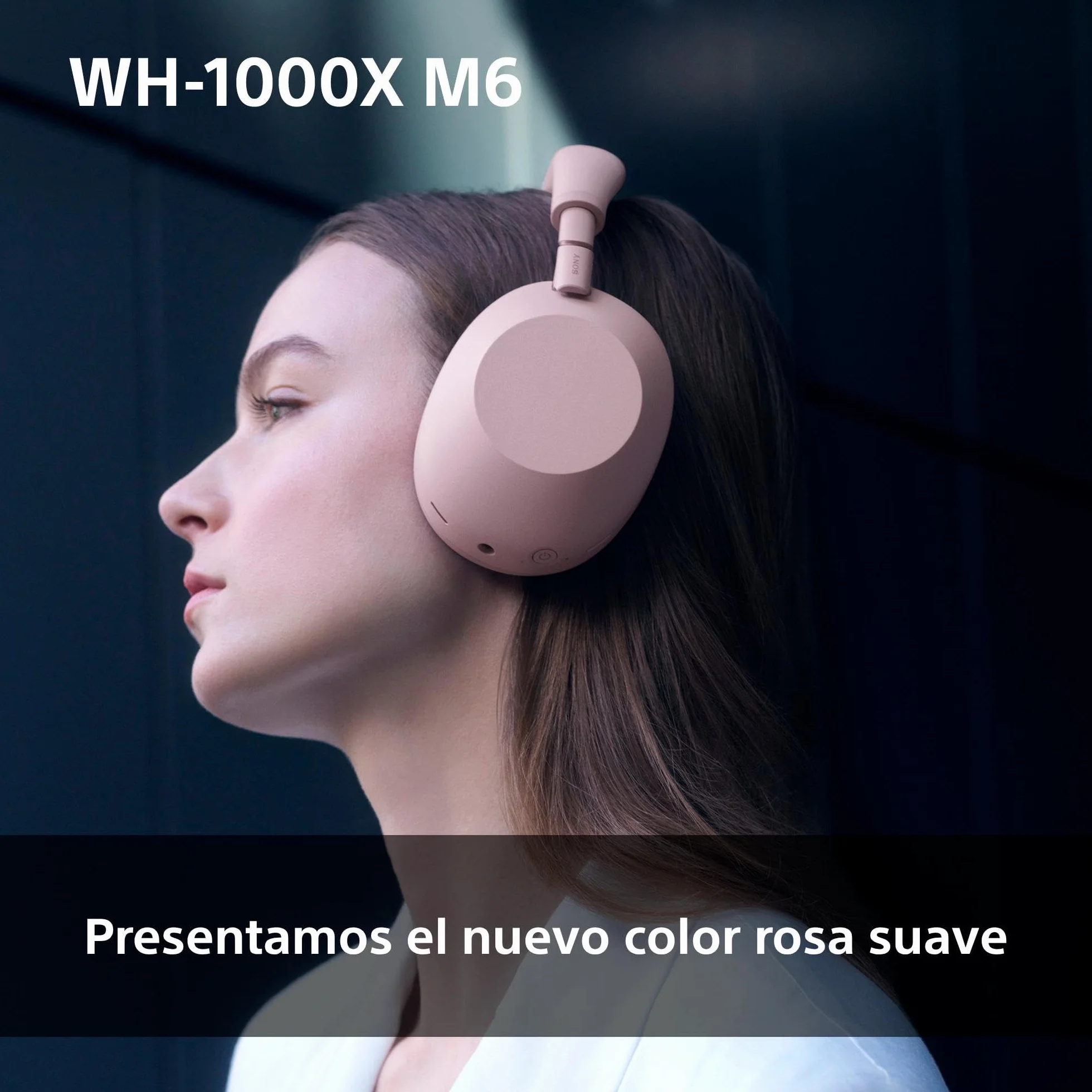 Sony WH-1000XM6 Auriculares Bluetooth inalámbricos con Noise Cancelling, Sonido de Alta resolución, cómodos, diseño Plegable, Estuche Resistente, 30 Horas de batería, iOS y Android - Plata