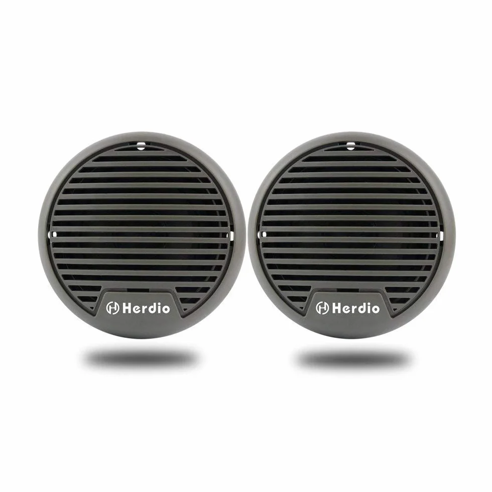 Herdio Altavoces 7,6 cm 140 W Impermeables para Moto Barco ATV Tractor UTV