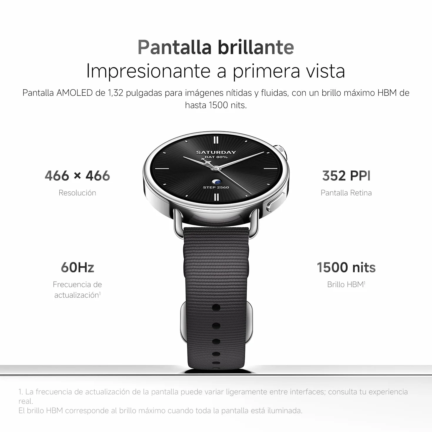 XIAOMI Watch S4 41mm, Smartwatch, Diámetro de 41 mm, Cuerpo Ultraligero de 32g, Pronóstico Menstrual, 150+ Modos Deportivos, Funciones de Seguridad, HyperOS 3, Correa de Goma fluorada (Verde)