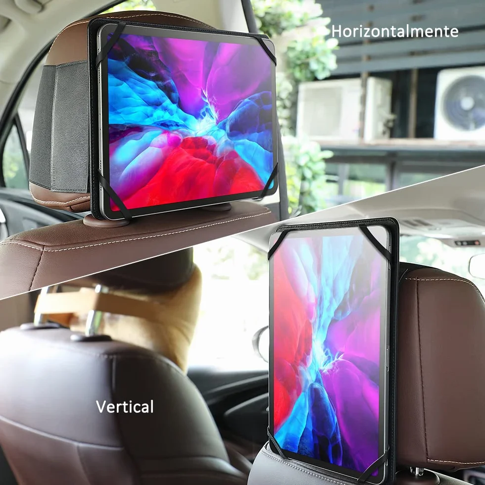 memumi 𝟐𝟎𝟐3 𝗨𝗽𝗴𝗿𝗮𝗱𝗲𝗱 Soporte para Tablet para Reposacabezas de Coche, Universal Tablet Coche Asiento Trasero del Automóvil Asiento Soporte para iPad 10.2 10.9 8 9 10 generacion 7-11"