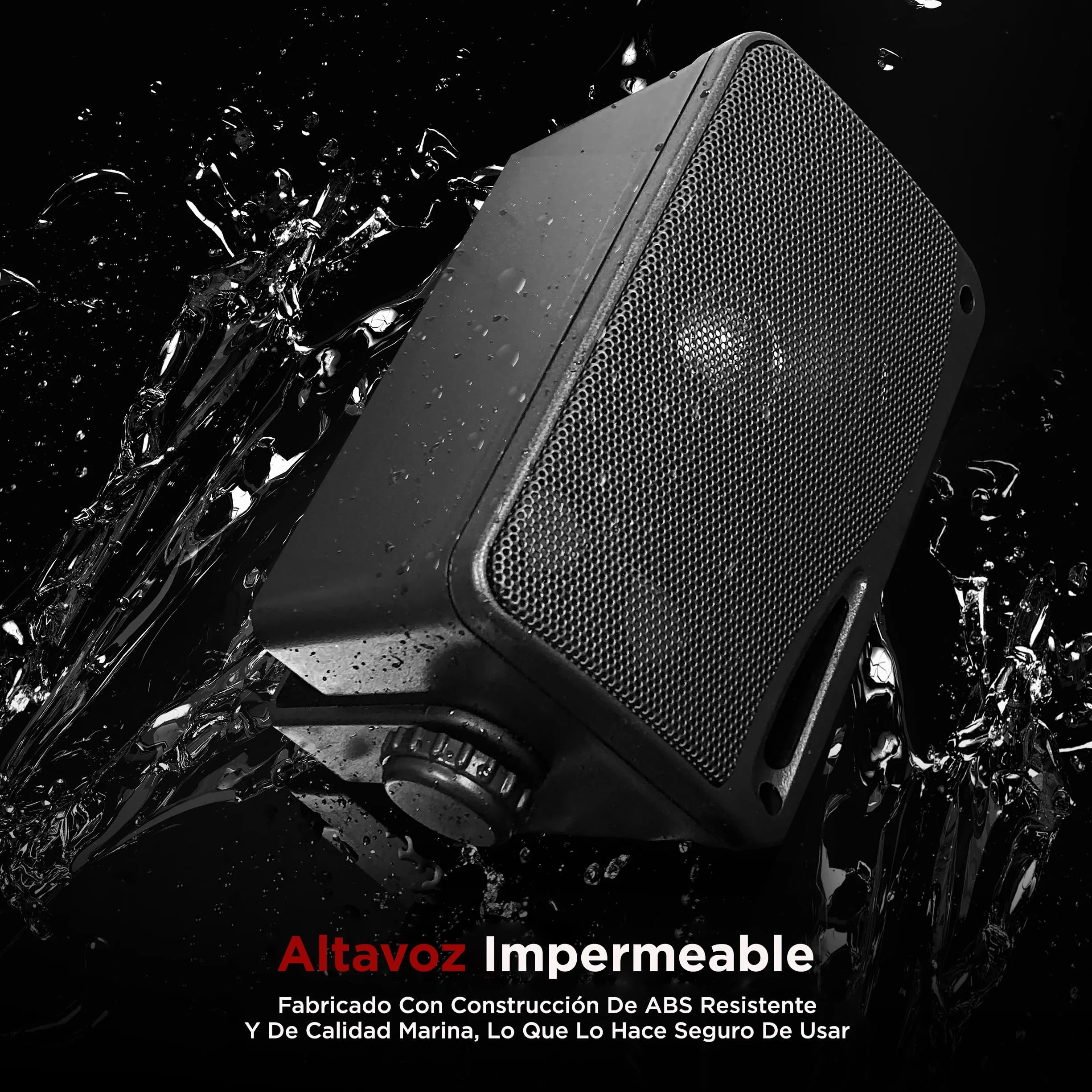 Pyle altavoces de 3 vías 3.5" 200W montaje en pared para barcos piscinas patios