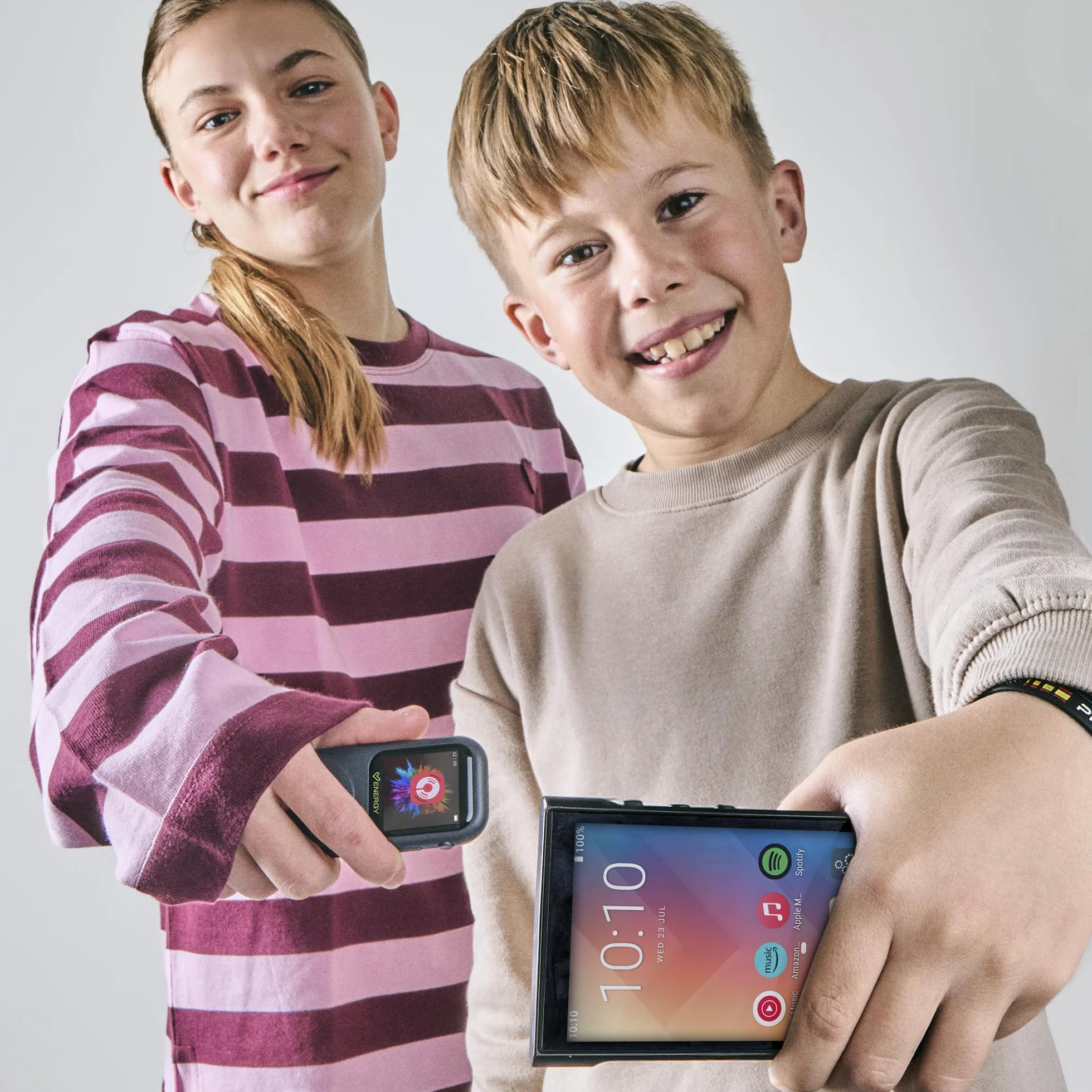 Energy Sistem Stream Go Android Player Reproductor MP4 Bluetooth 5.4 Android 9.0 16GB con MicroSD 128GB Pantalla IPS 4” WiFi Spotify Youtube MP3 Player Portátil