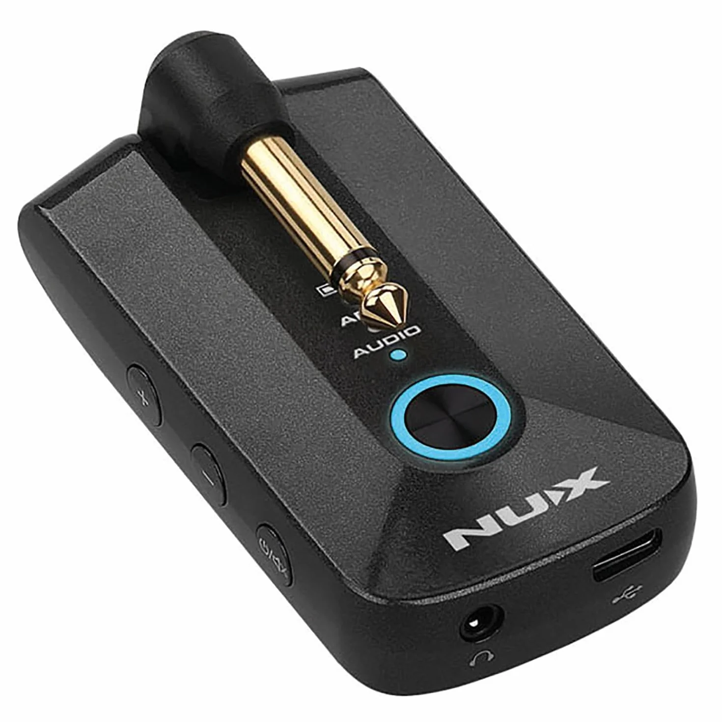 NUX Amplificador de auriculares Mighty Plug Pro para guitarristas y bajos en un formato de bolsillo y fácil de usar