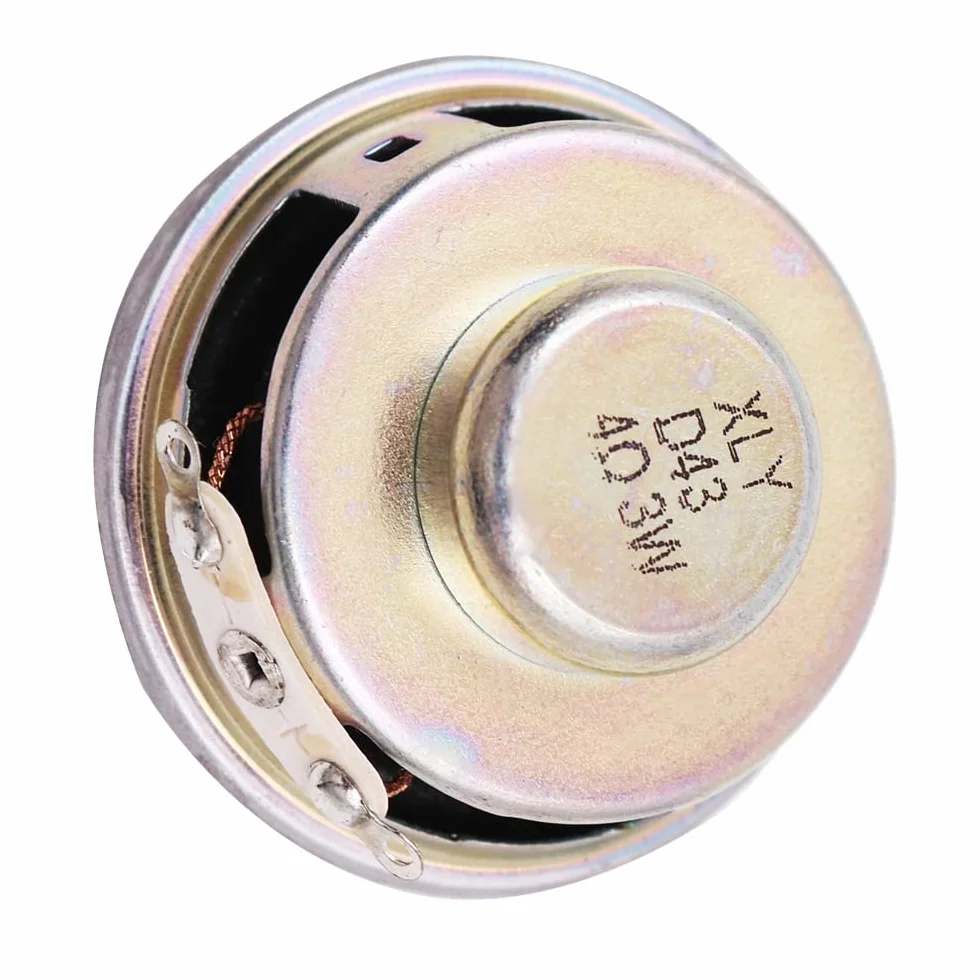 4 PCS Redondo Micro Altavoz Diámetro 1.5 "4ohm 3W Audio Altavoz Estéreo Woofer Altavoz para Arduino