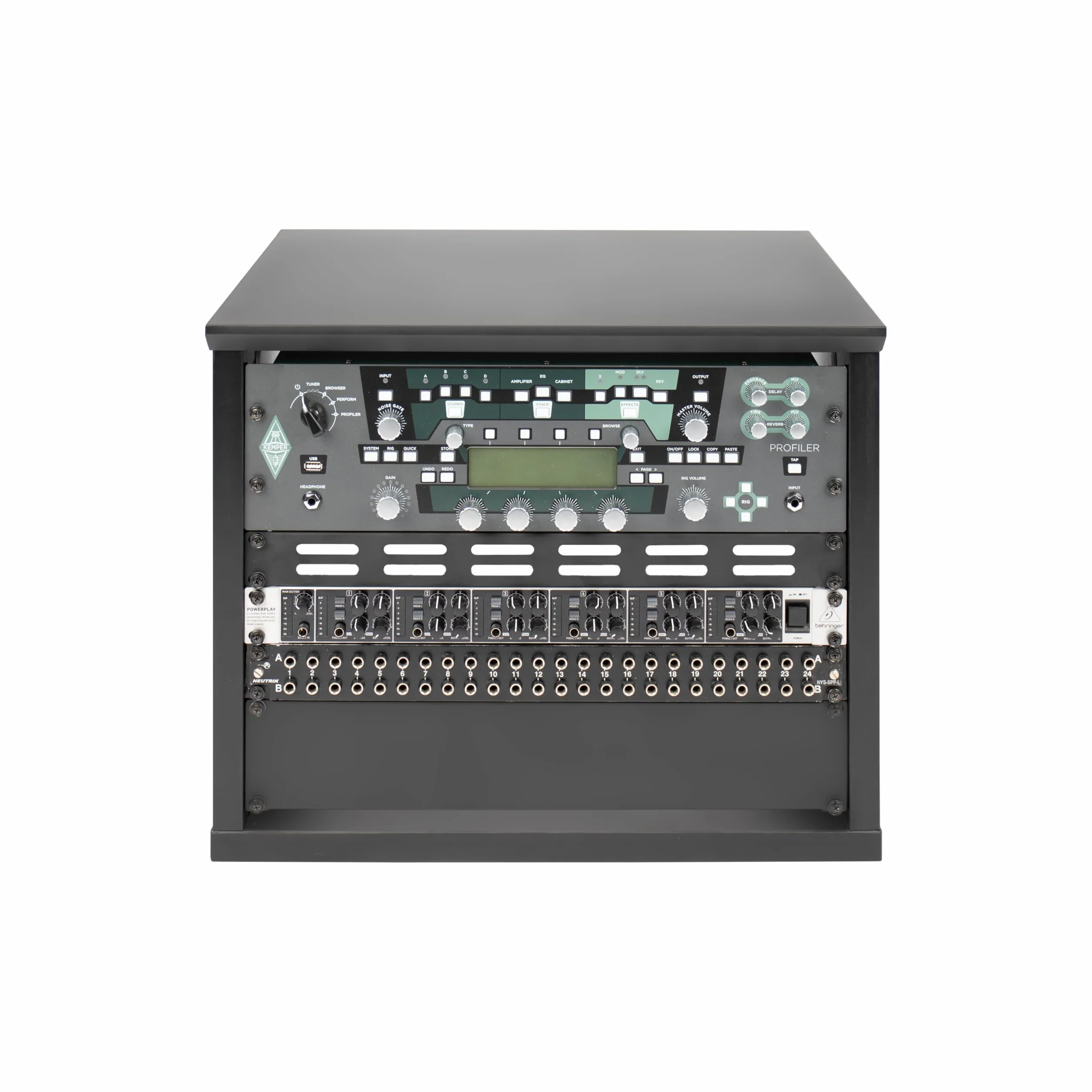 Gator Frameworks GFW-ELITERK-8U-BLK Elite Series Muebles de Escritorio