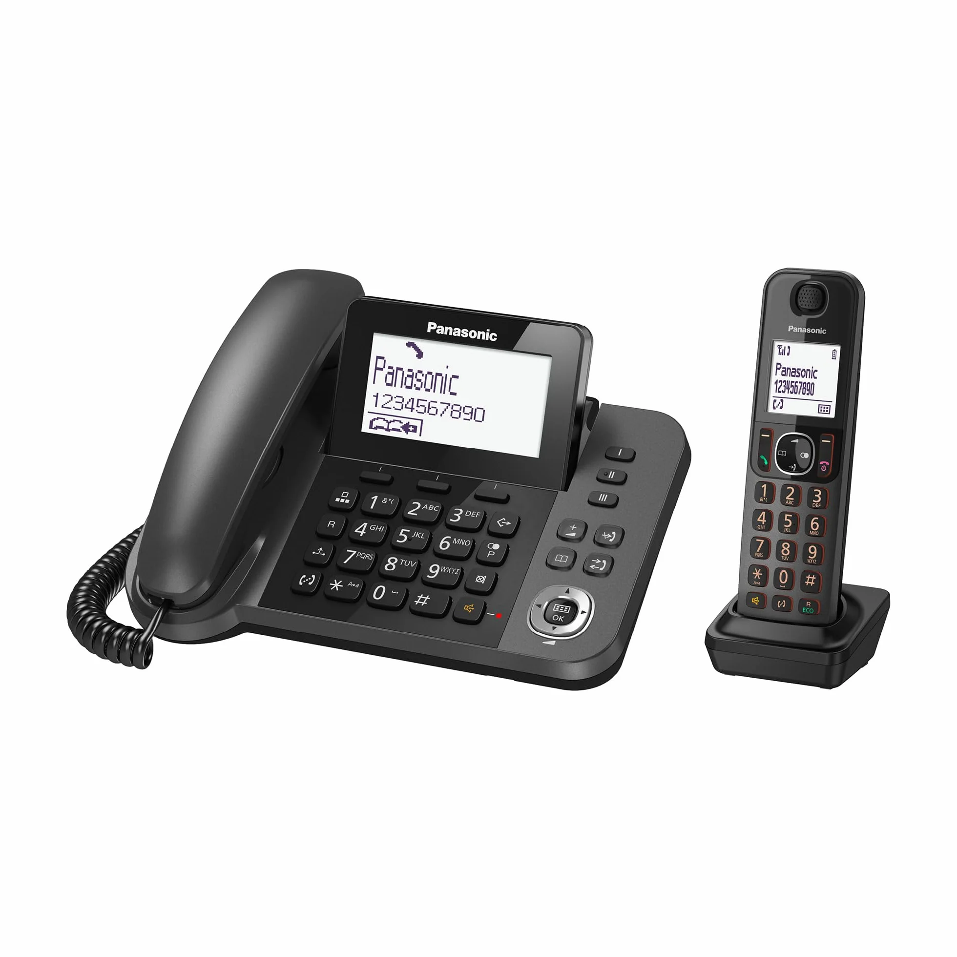 Panasonic KX-TGF310 Teléfono Fijo Negro