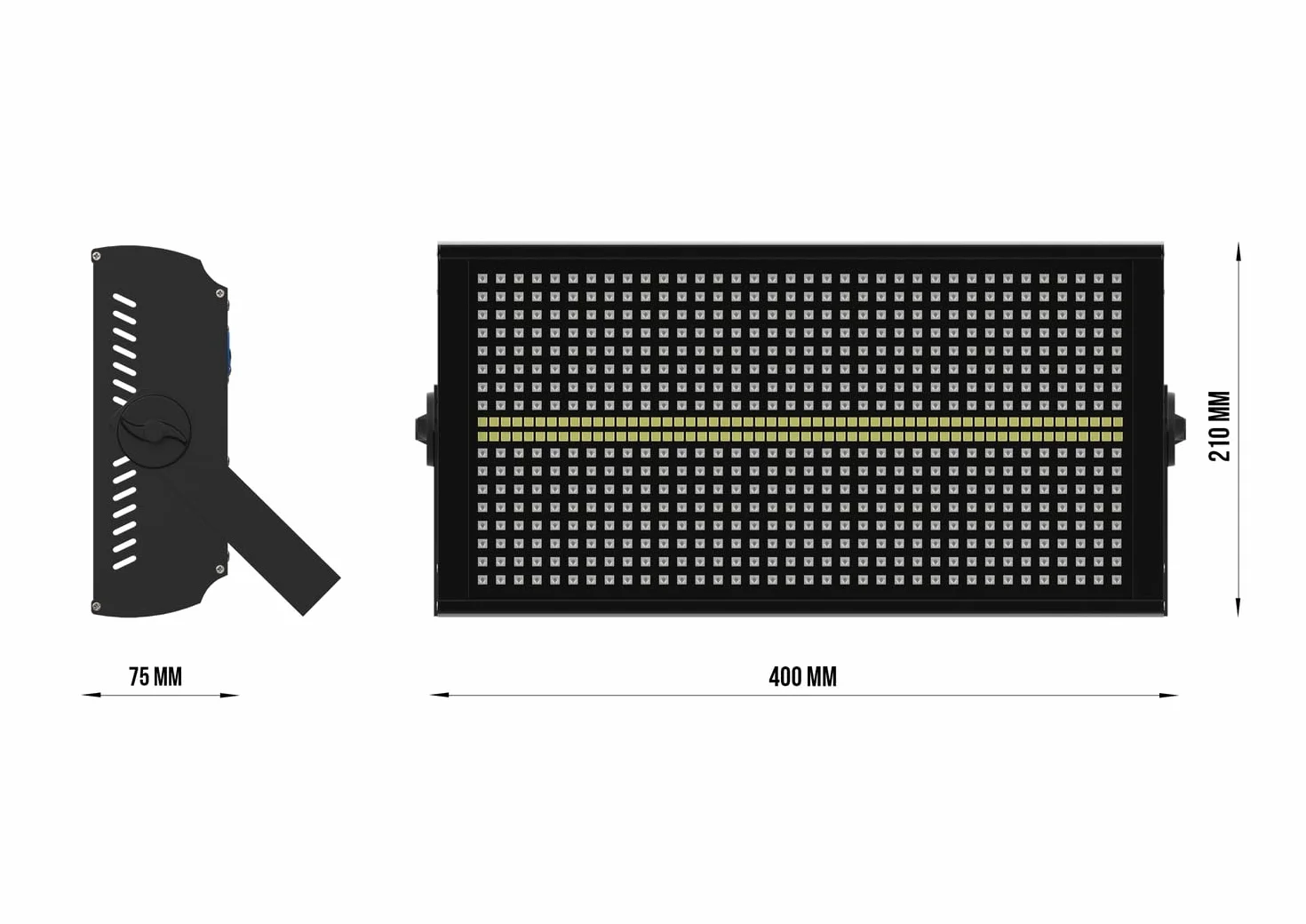 Audibax Thunder 240 RGB Strobo LED Pixel