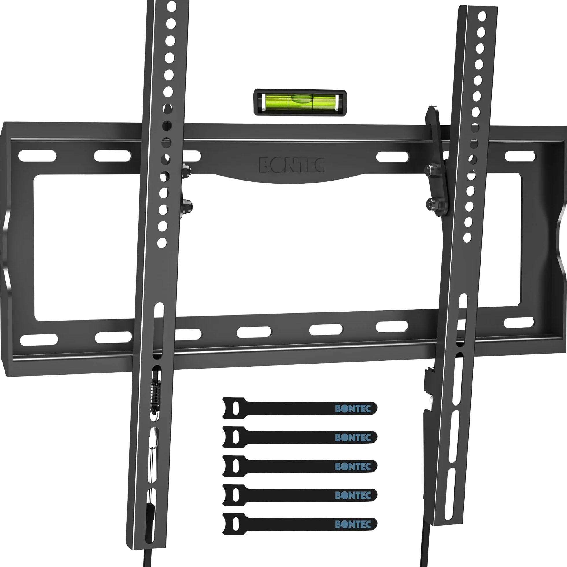 BONTEC Soporte TV Pared 26-65 Pulgadas, Inclinación, LCD LED OLED, hasta 55 kg, VESA 400x400 mm