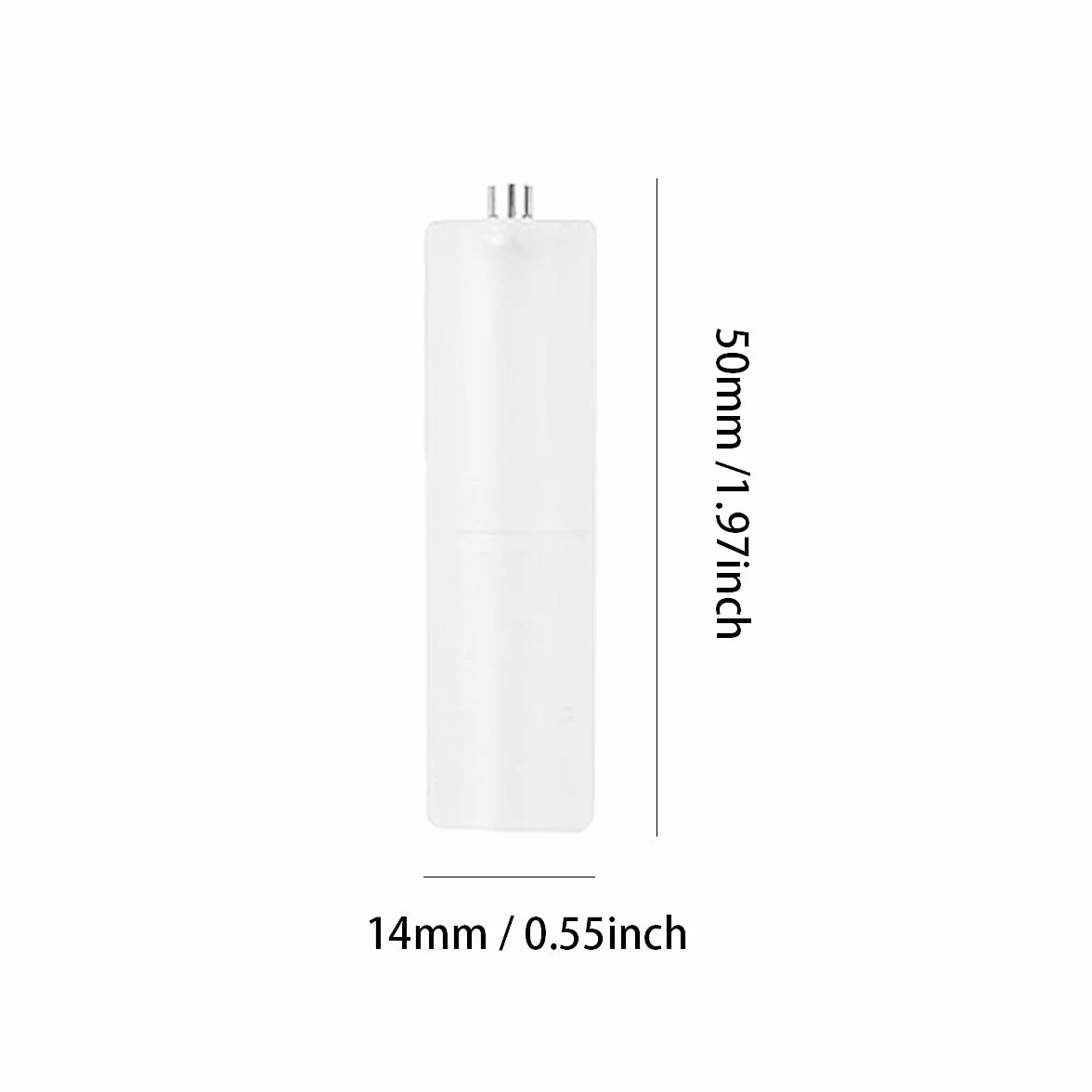 25 Pcs Batería Convertidor AAA a AA Soporte de Batería AAA Battery Holder para Hogar Viajes Aire Libre(50 * 14mm)