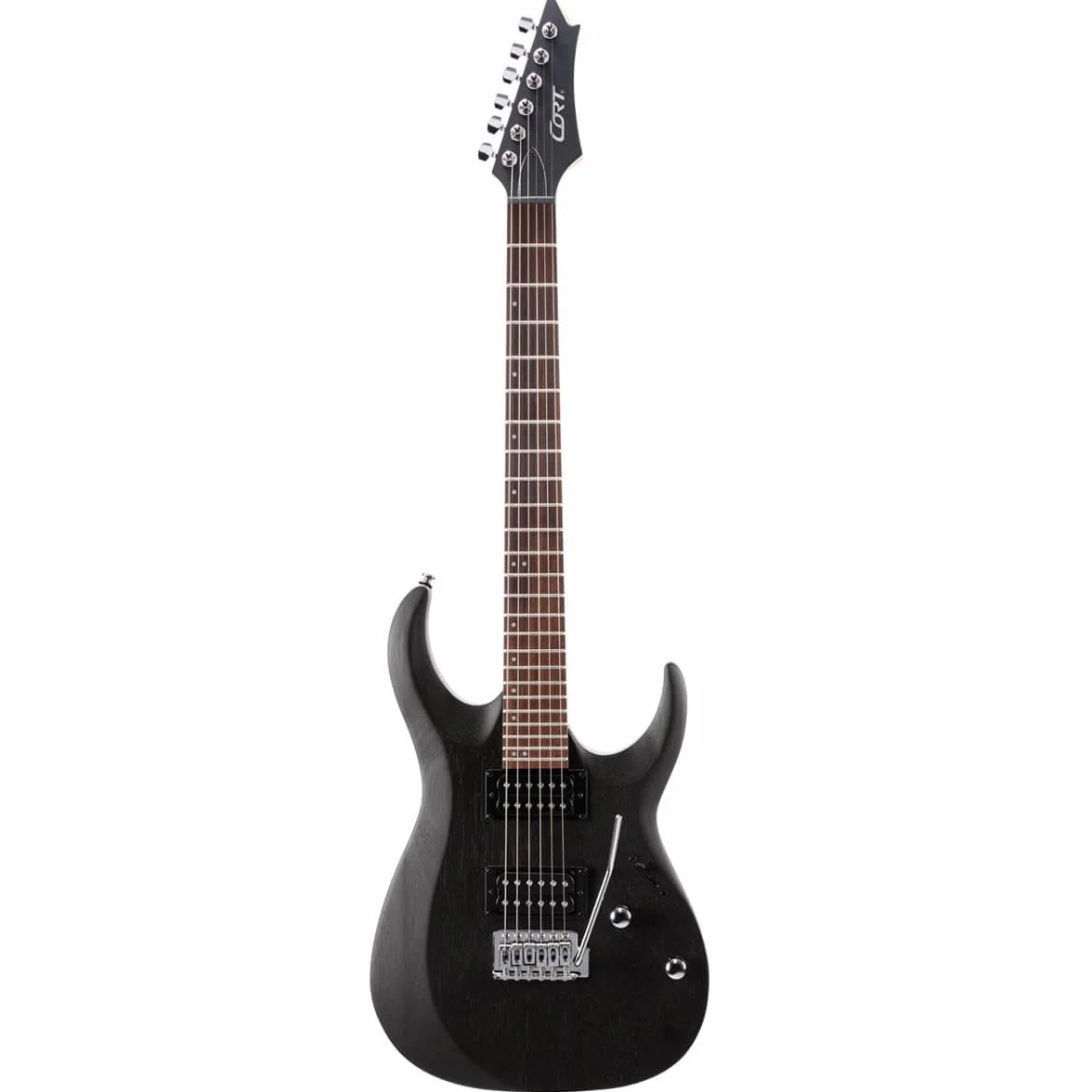 Cort B-001-1701-0 - Guitarra eléctrica Solid Body Open Pore Black