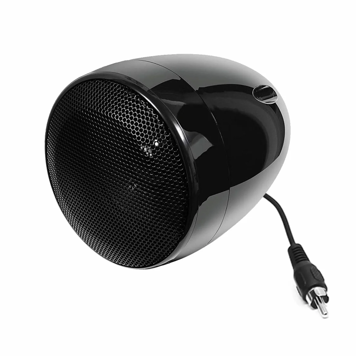 Altavoz pasivo de Rango Completo de 15 W con Enchufe RCA estándar, Piezas de Repuesto del Sistema de Audio M1000, M600, MX150H, SPK350 para Motocicletas, ATV, UTV, Barco (Negro,Red)