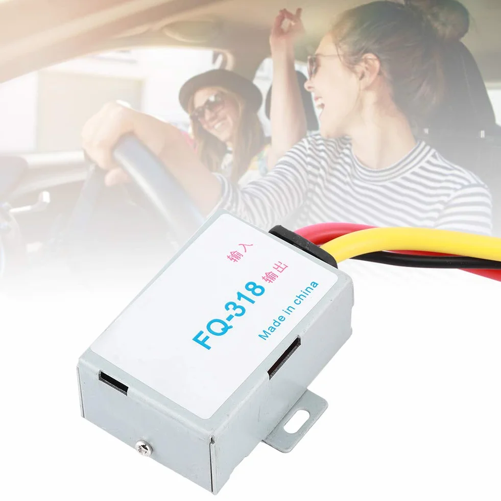 Reductor de supresor de Ruido estéreo para automóvil, Filtro de Potencia de Audio Reductor de supresor de Ruido estéreo para Sistema de Audio para automóvil de 12V