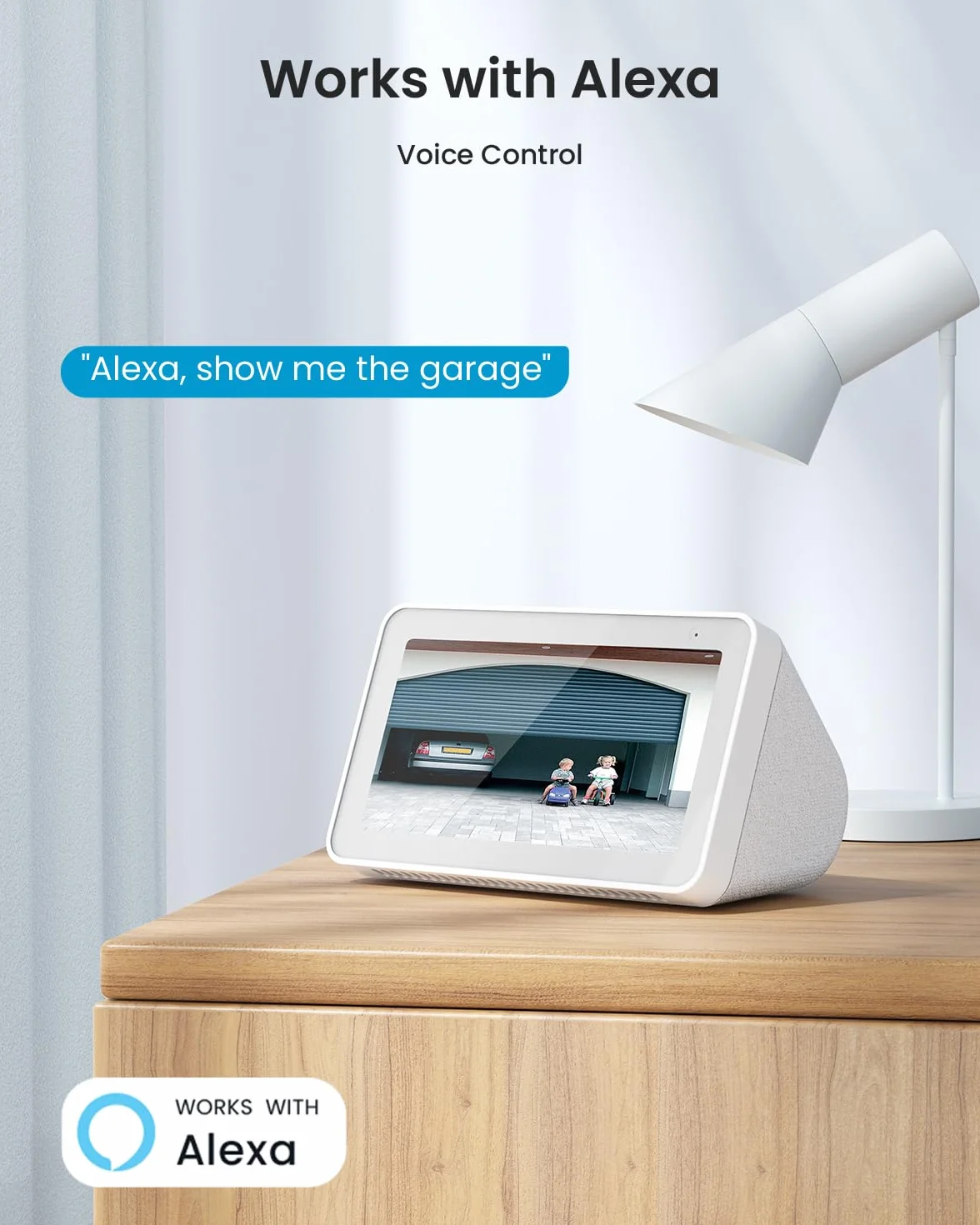 ieGeek 2K Cámara Vigilancia WiFi Exterior sin Cables, Batería Recargable, Visión Nocturna Colorida 10M, Detección PIR, Audio 2 Vías