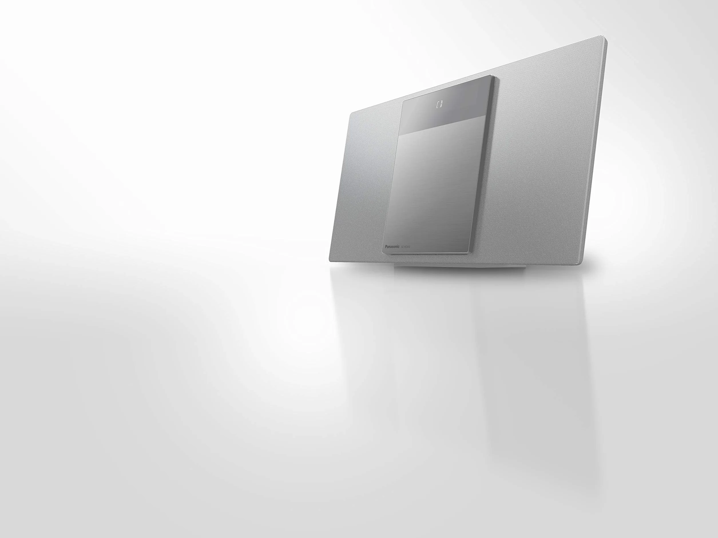 Panasonic SC-HC410EG-S Microcadena para Hogar 40 W Bluetooth USB Dual FM AUX 3.5 mm Space Tune Gris