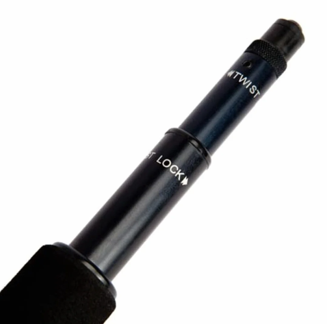 RODE Micro BoomPole - Micrófono telescópico, 2 m + adaptador pivot RODE 3/8" para montaje en trípode o tono