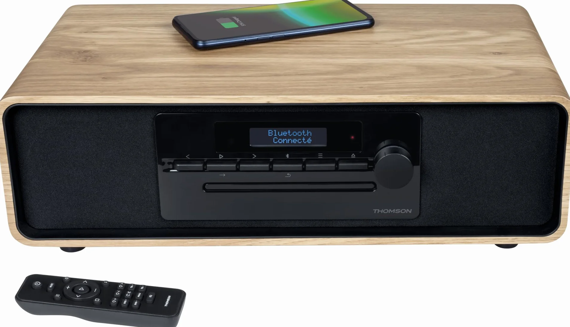 THOMSON Microsistema Bluetooth Radio FM DAB+ CD MP3 USB 75W LCD 230V