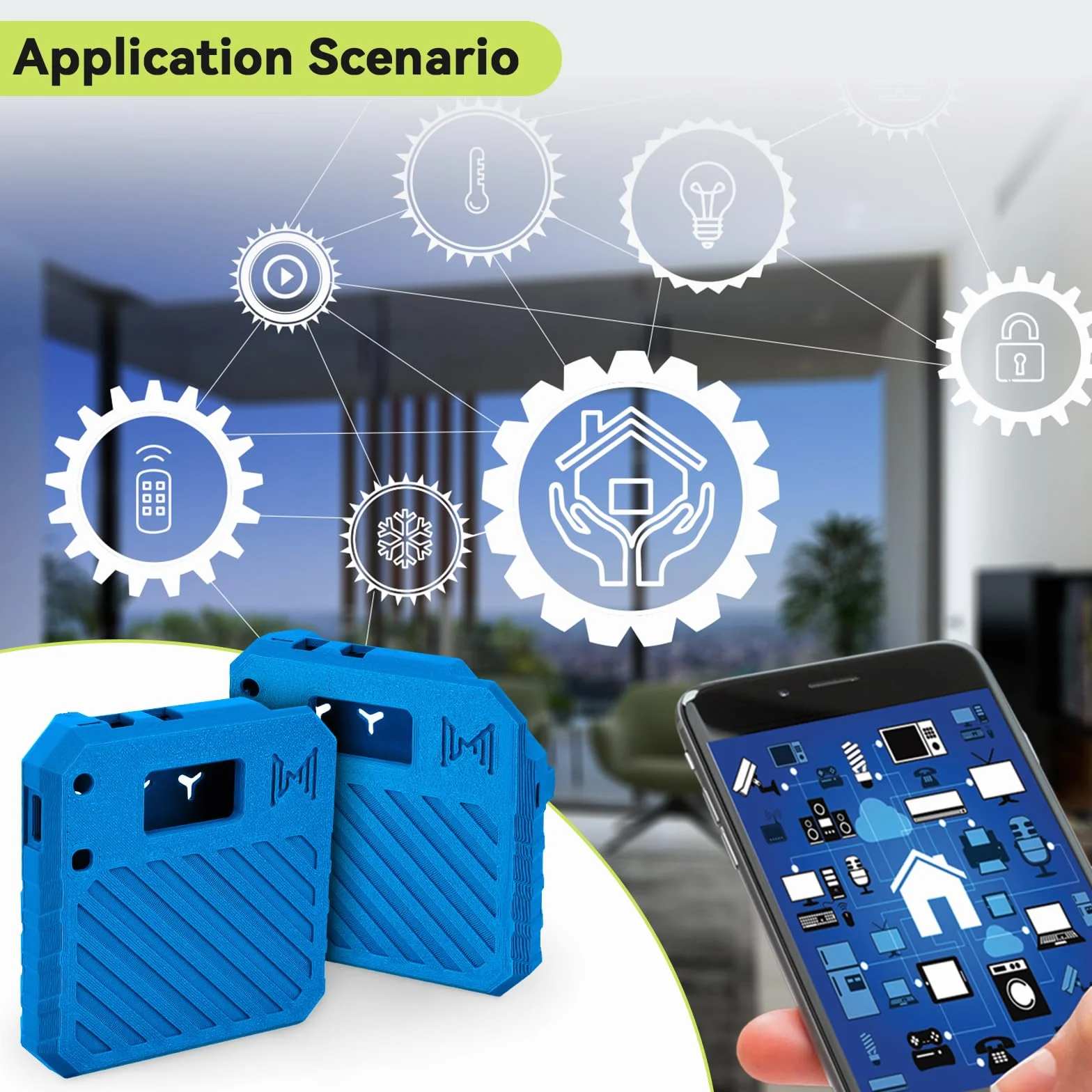 Heltec V3 ESP32 LoRa placa de desarrollo carcasa malla con antena tipo C azul