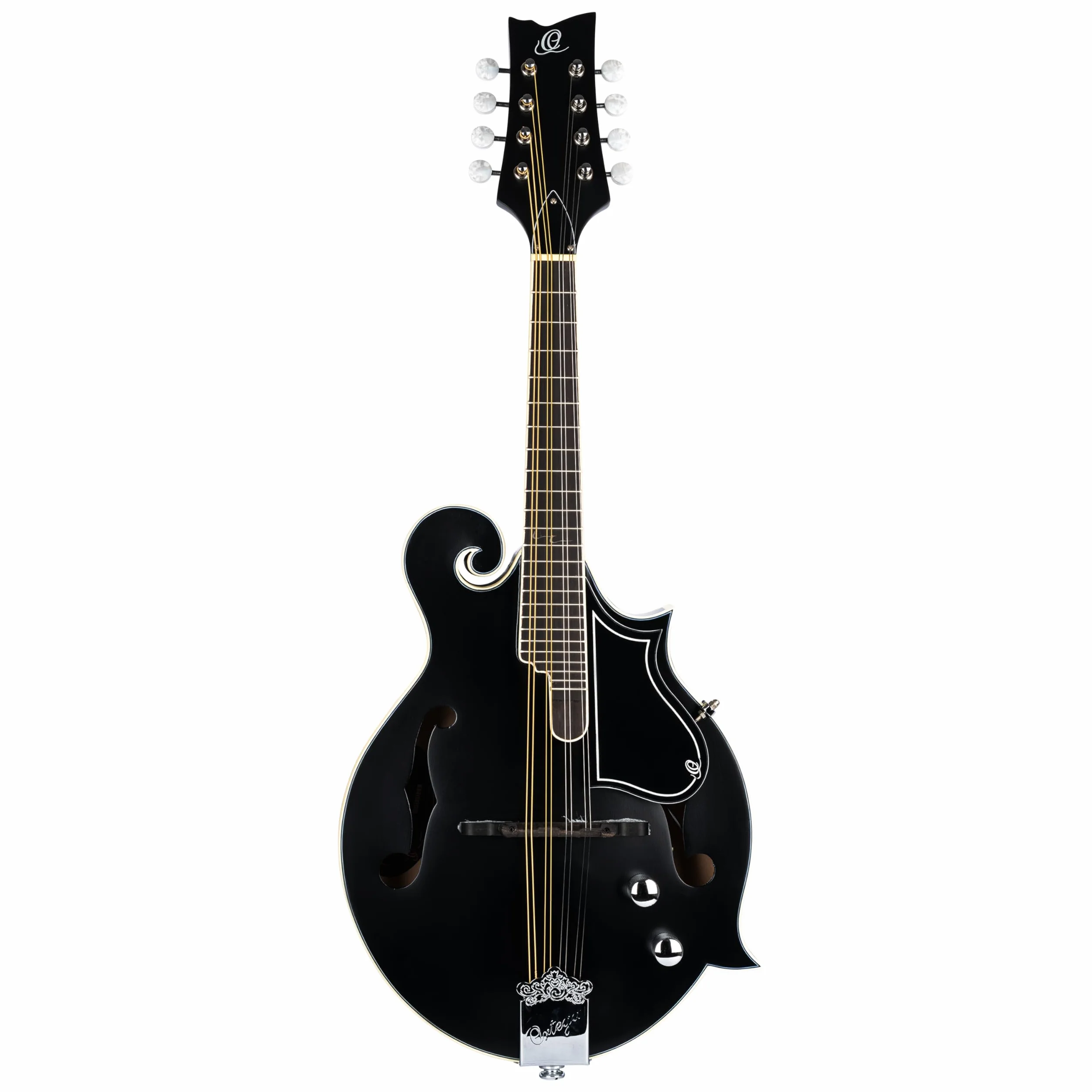 ORTEGA Mandolin F-Style Series Incluye funda BK Negro RMFE40SBK