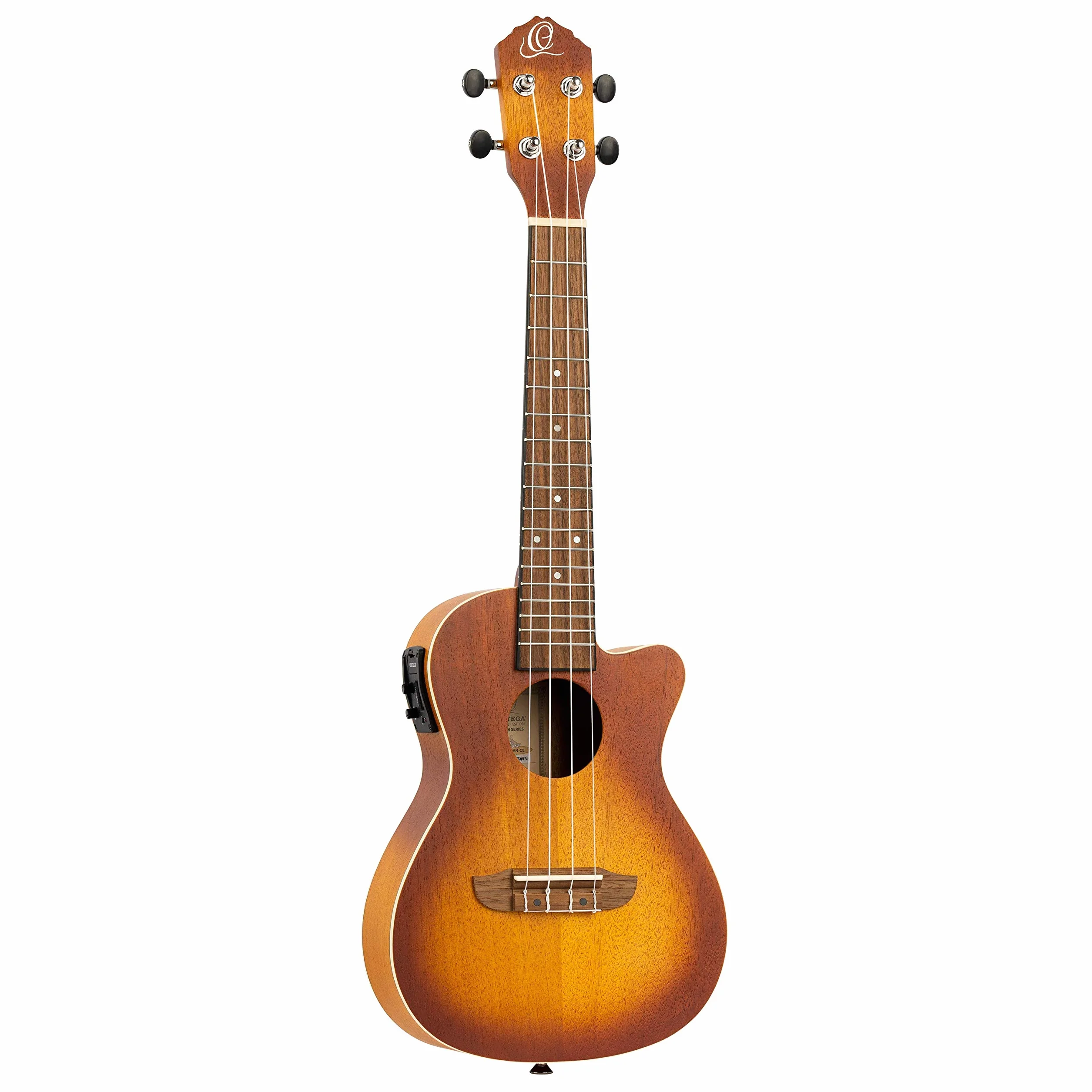 Ortega Guitars Ukelele Concierto electroacústico - Earth Series - Okoumé/ Caoba (RUDAWN-CE)