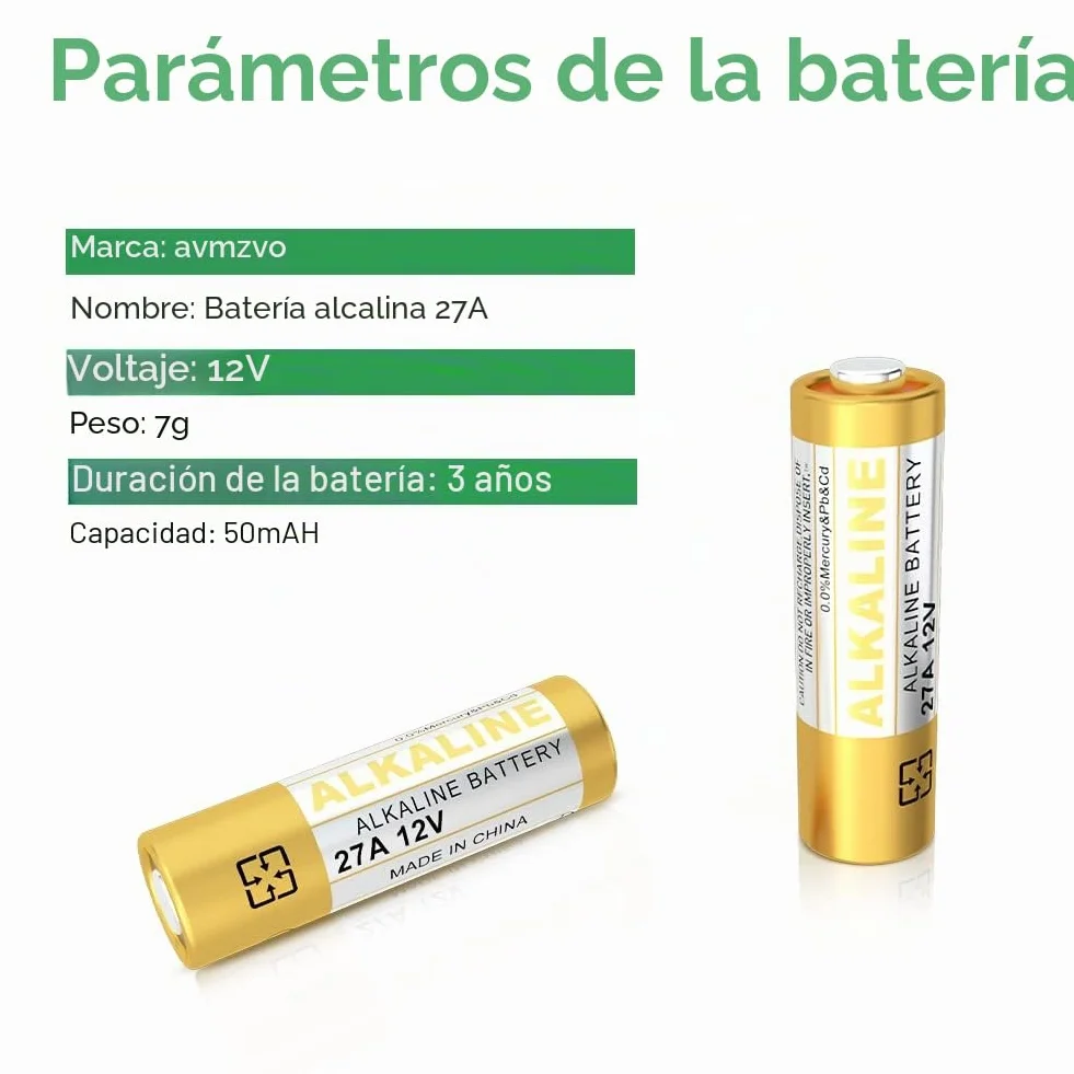 Baterie alkaliczne 27A 12V V27A LR27A MN27 L828 A27 5 sztuk