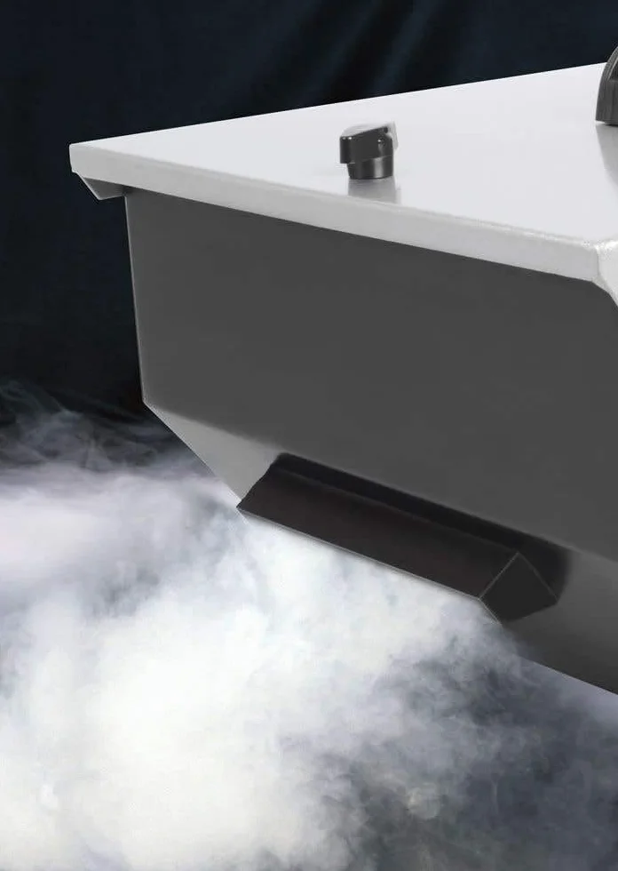 BeamZ ICE1200 MKII máquina de humo bajo de 1200W para niebla de suelo y 5L de líquido de niebla, compartimento para hielo, mando a distancia por cable, discoteca, cumpleaños, Halloween, color negro