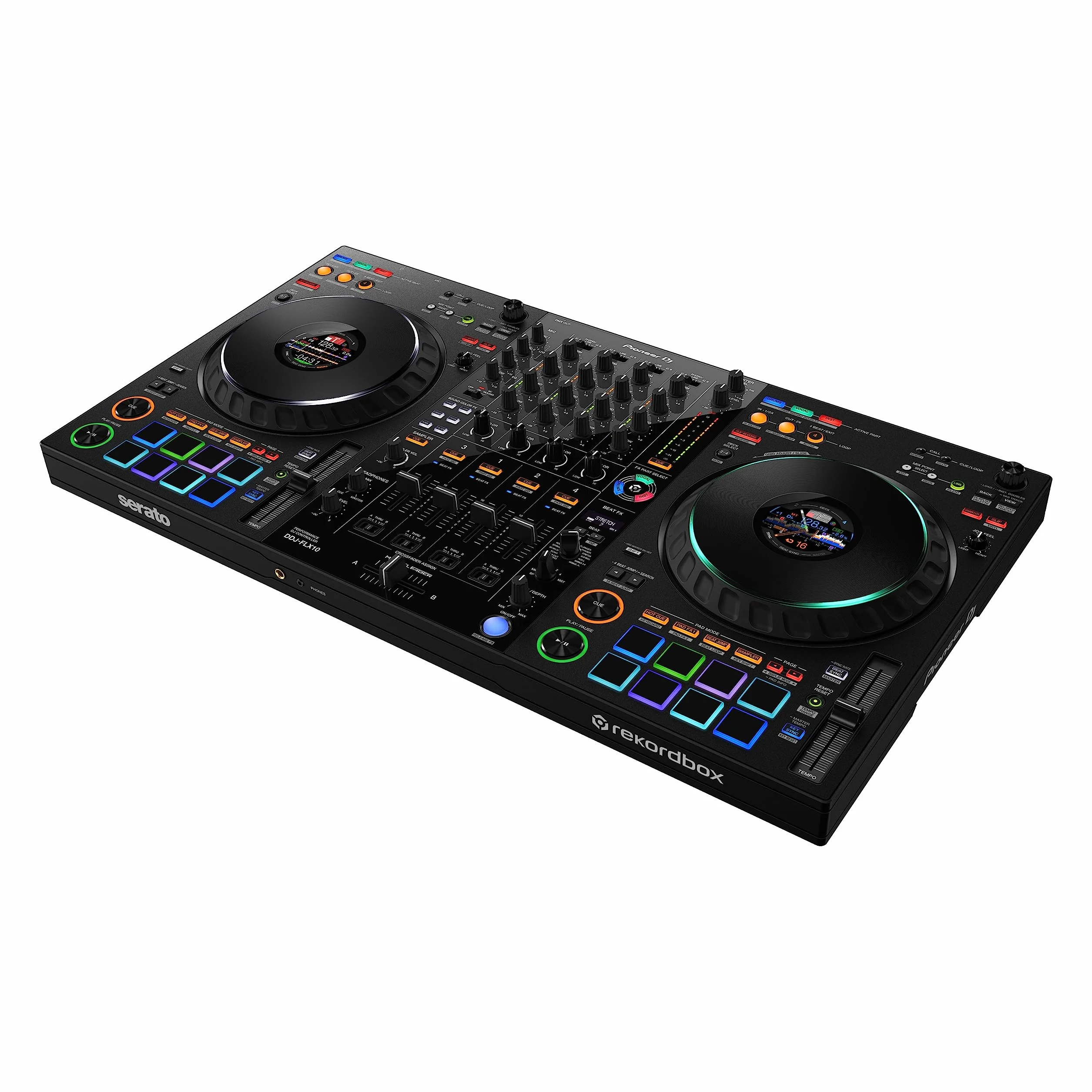 Pioneer DJ DDJ-FLX10 Controlador DJ de 4 plataformas