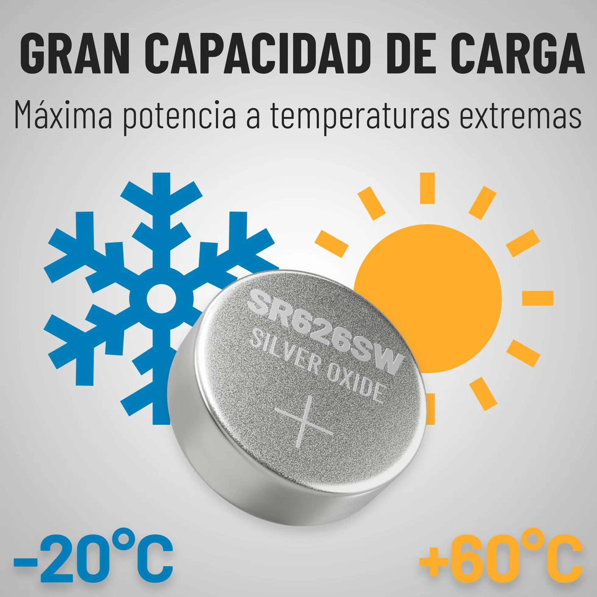 ABSINA 10x Pila SR626SW para Reloj 1,55V óxido de Plata - Pilas Reloj SR626SW a Prueba de Fugas y de Larga duración - 377 / SR66 / SR626 / 626 / AG4 - Pila 377A
