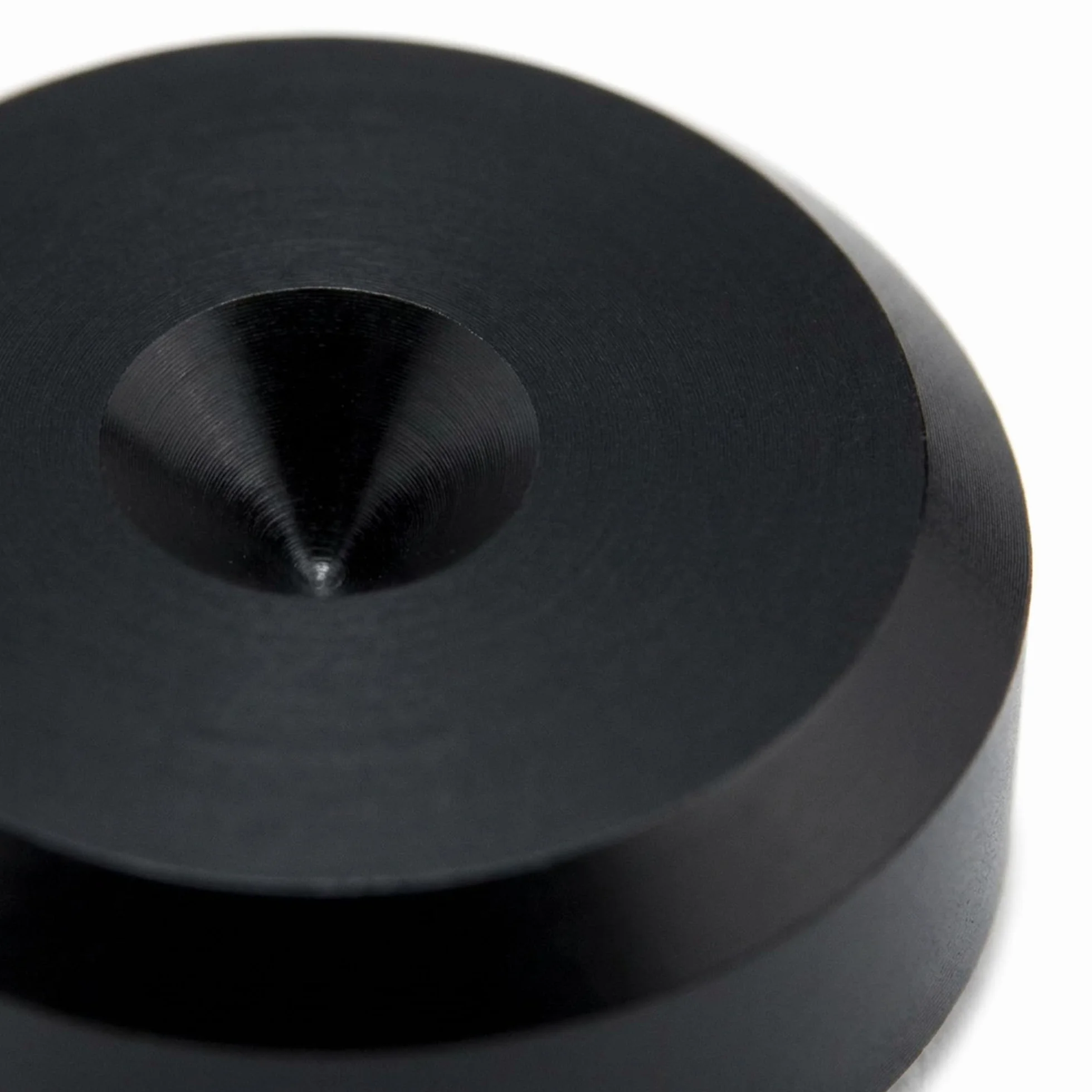 Almohadillas para altavoces PrecisionGeek Juego de 4 piezas 20 mm diámetro 7 mm grosor aluminio negro