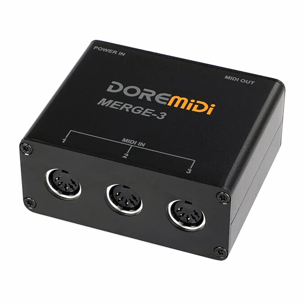MERGE-3 MIDI Merger-3 Entrada 2 Salidas MIDI Soporte USB Power