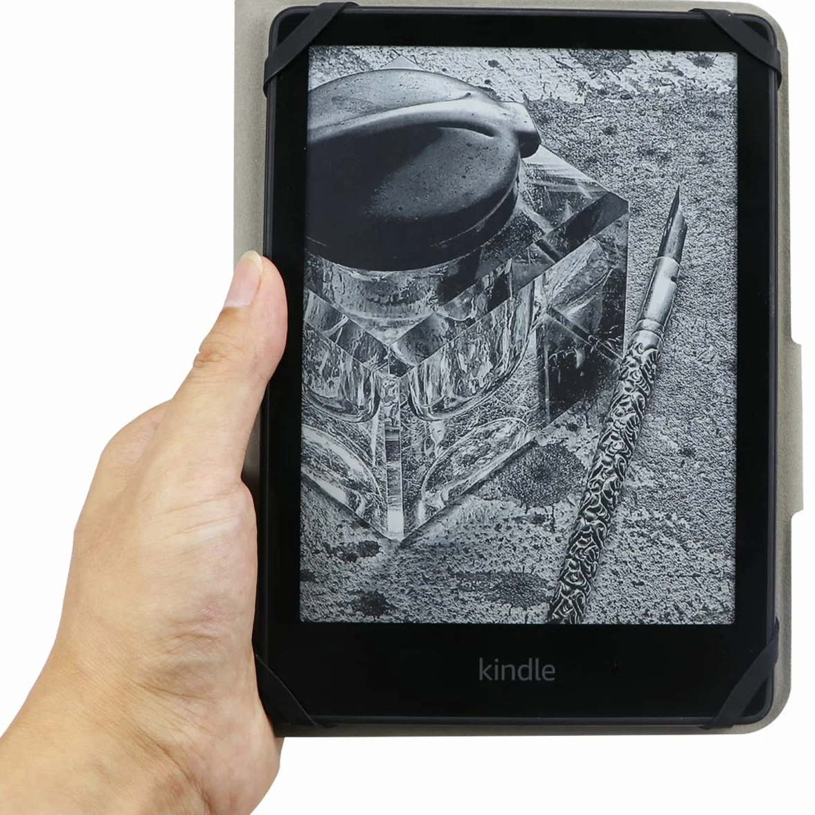 Funda Universal para Kindle Paperwhite 2021/Colorsoft Signature Edition 2024/Paperwhite 2024 7'' - Verde Azulado