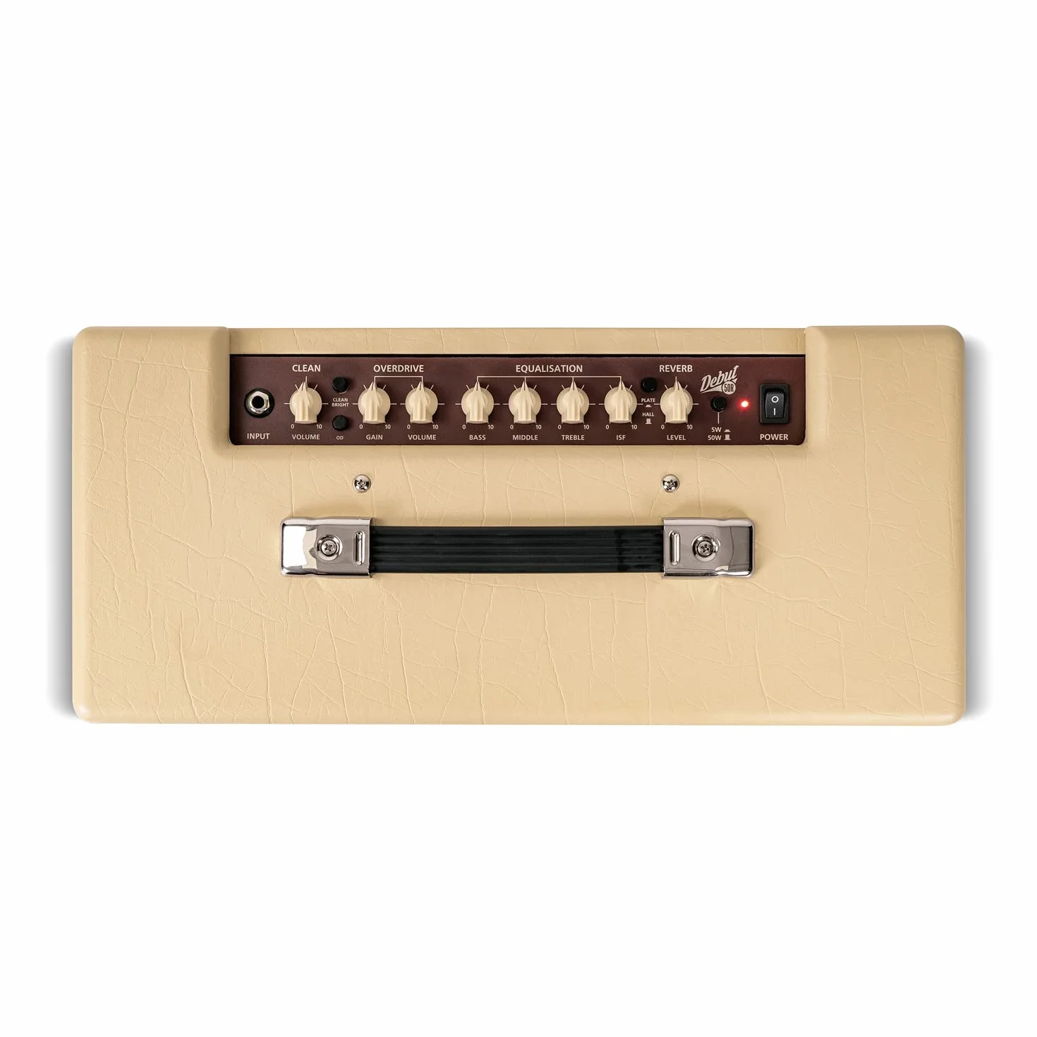 Blackstar Debut 50R Cream Oxblood - Amplificador de guitarra eléctrica (50 W)