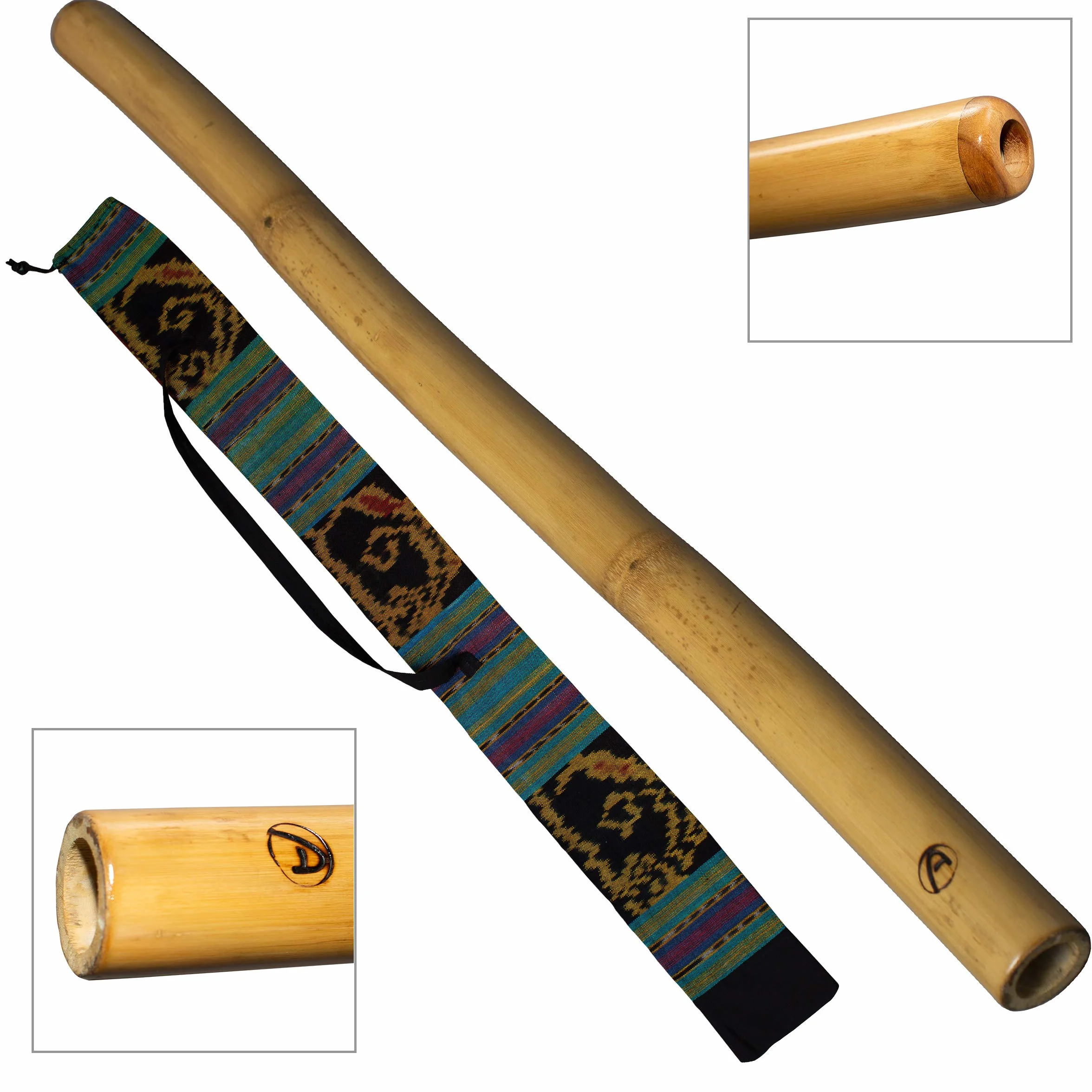 DIDGERIDOO: Bamboo PRO-series 120cm - incluyendo bolsa de didgeridoo