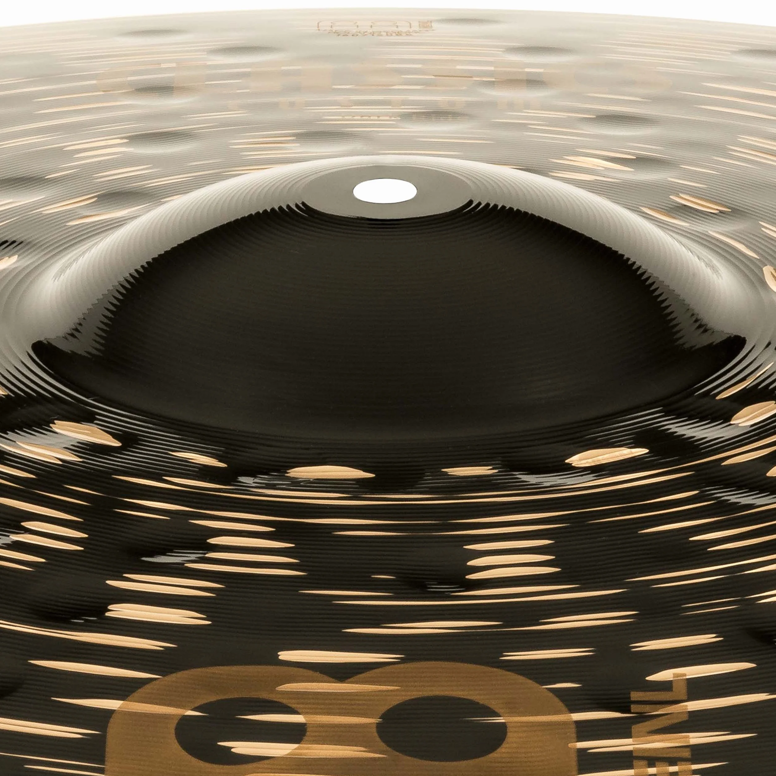 Meinl Cymbals Classics Custom Dark Plato Ride de 22 pulgadas (55,88cm) Platillos de Batería - Bronce B12, Acabado Oscuro (CC22DAR)