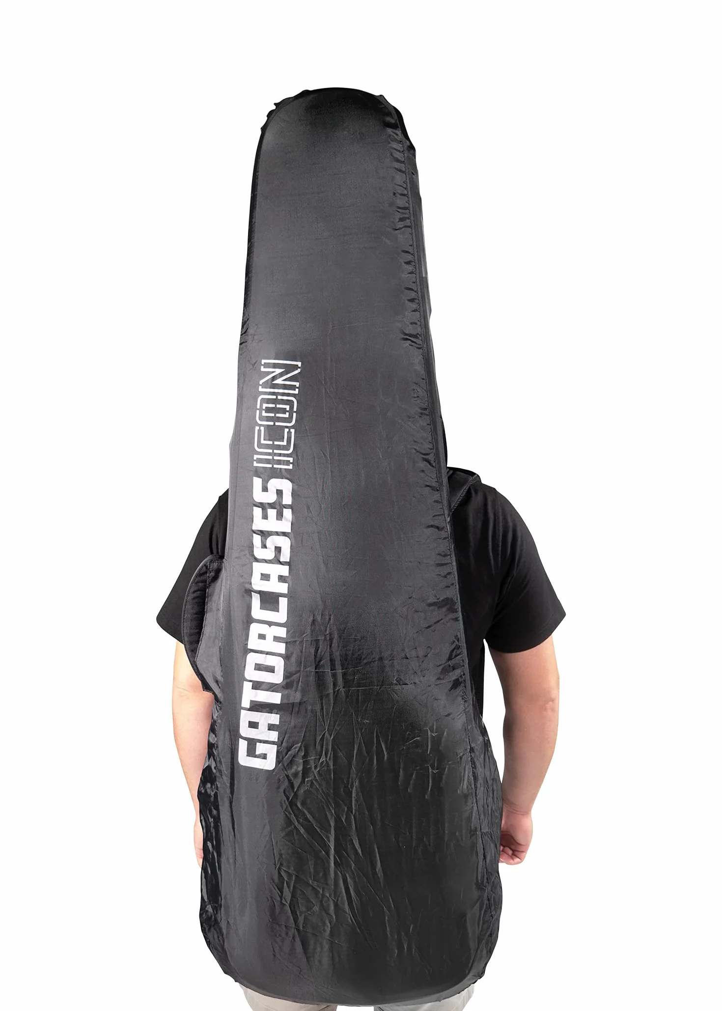 Gator Cases Icon Series Gig Bag Premium Resistente a la Intemperie para Bajos con Cremallera TSA; Negro (G-ICONBASS)
