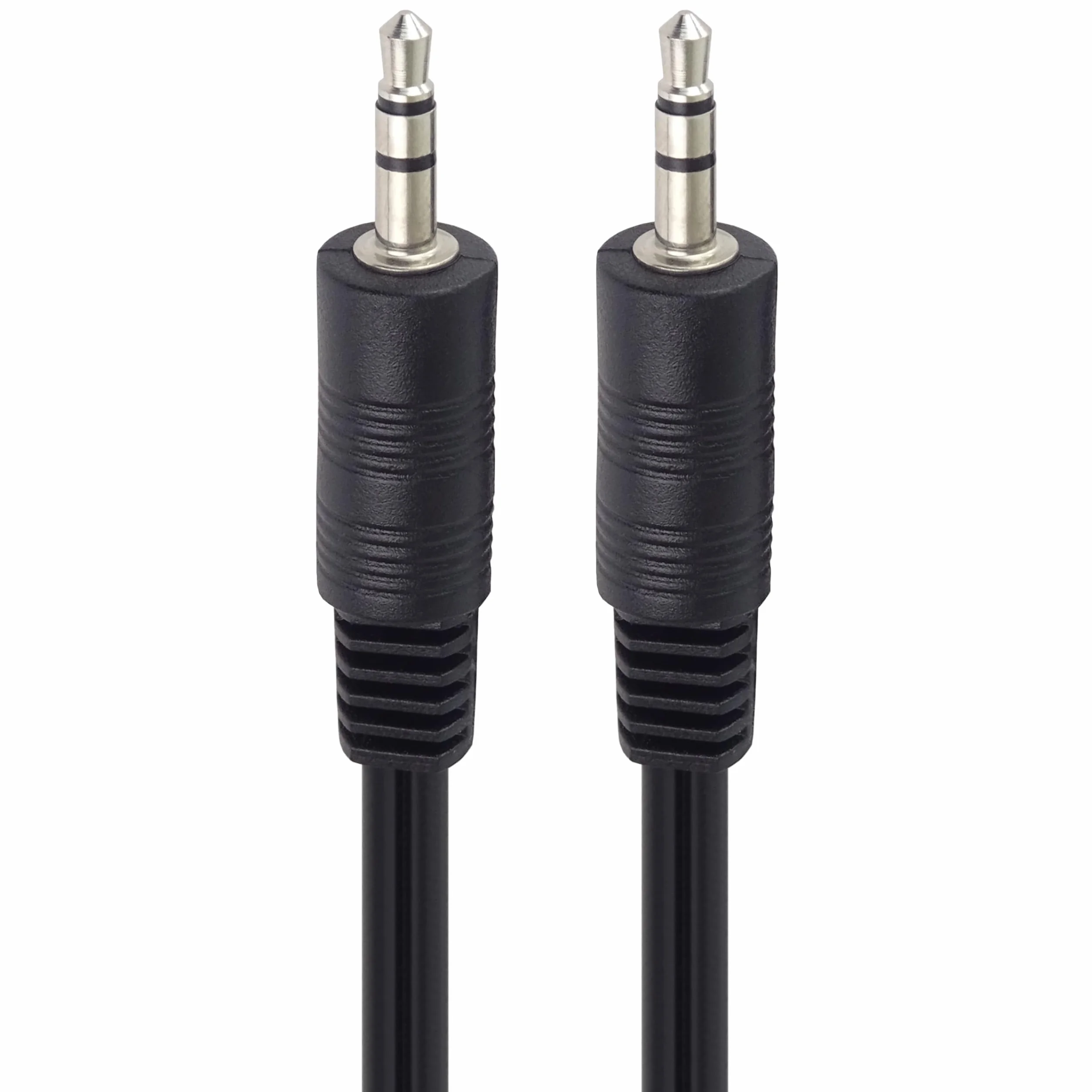 PremiumCord Cable Jack 3m, Jack Plug 3.5mm, Macho a Macho, Cable de Conexión de Audio Para Auriculares Aux, Para TV Celulares MP3 HiFi, Blindado, Color Negro