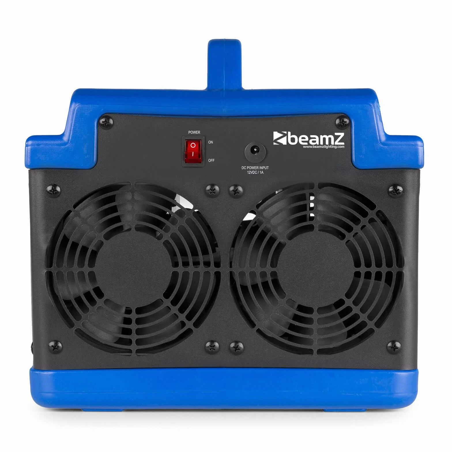 BeamZ B1500 máquina de burbujas profesional con 2L de líquido incluido, doble rueda, 2 ventiladores, control remoto, depósito 2L, ideal para fiestas, eventos y espectáculos
